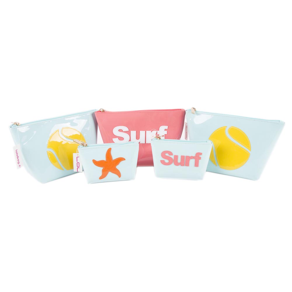 Lolo Beach Themed Cosmetic Bags