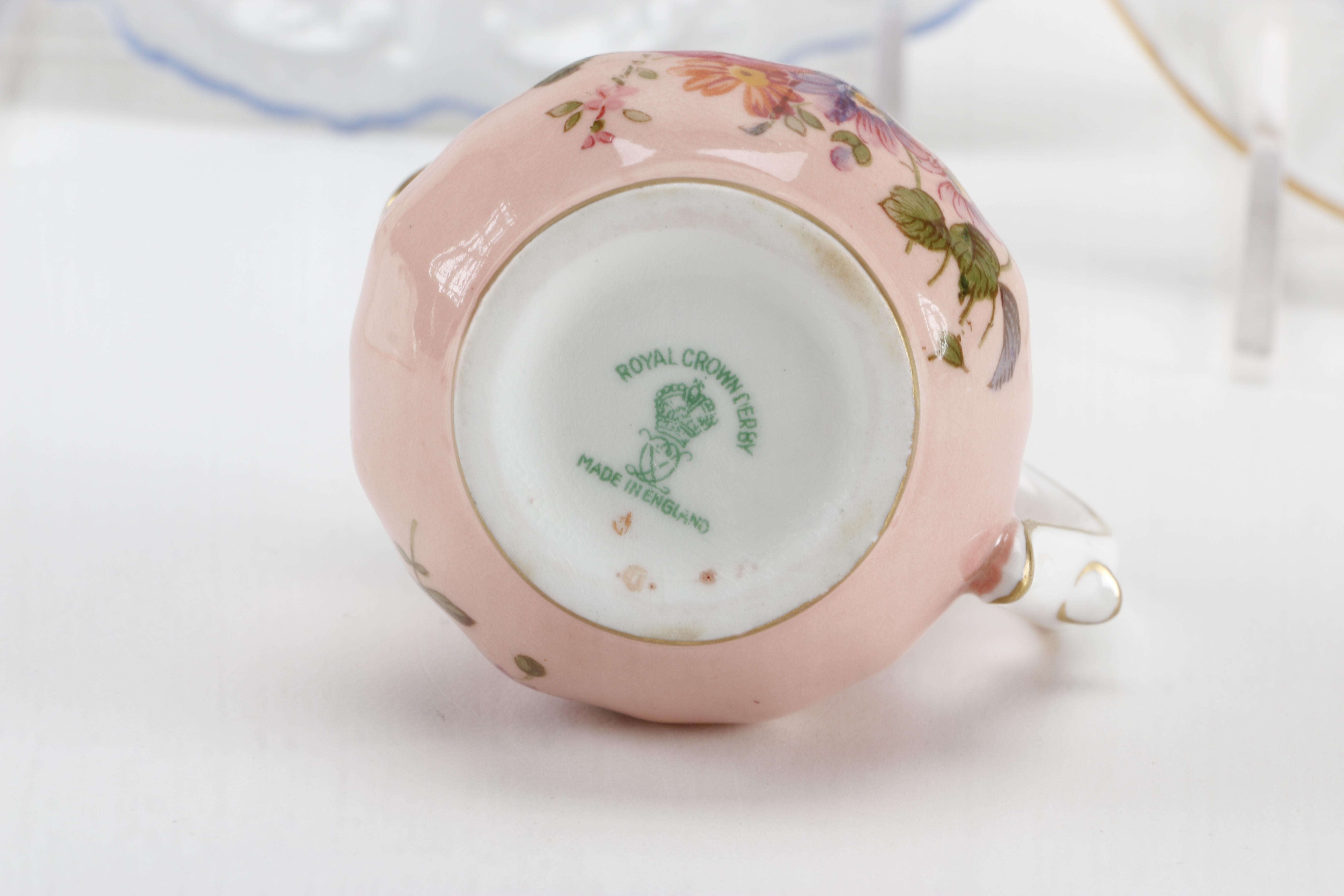 Porcelain Tableware Featuring Royal Albert and Royal Crown Derby