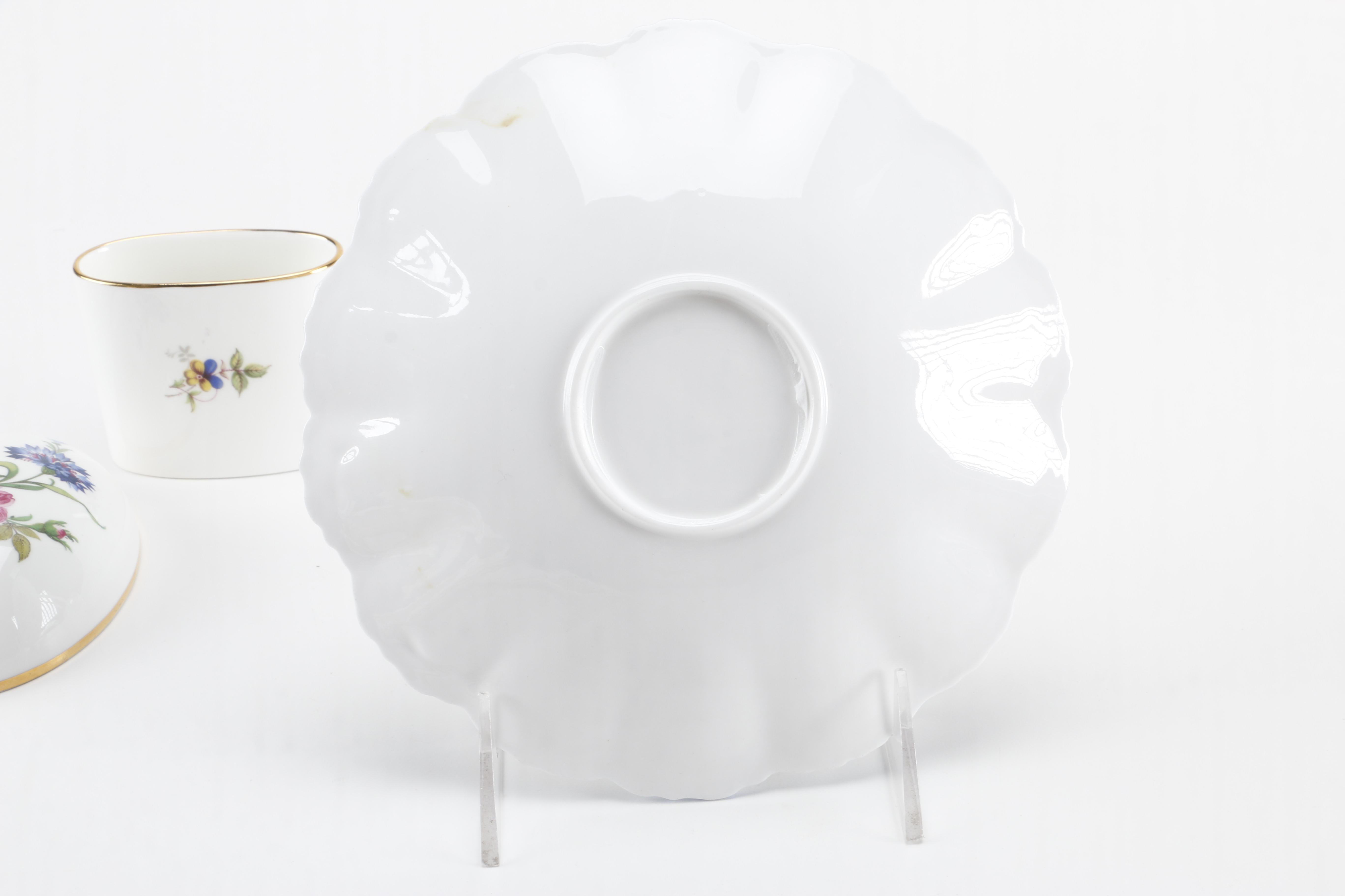 Porcelain Tableware Featuring Royal Albert and Royal Crown Derby