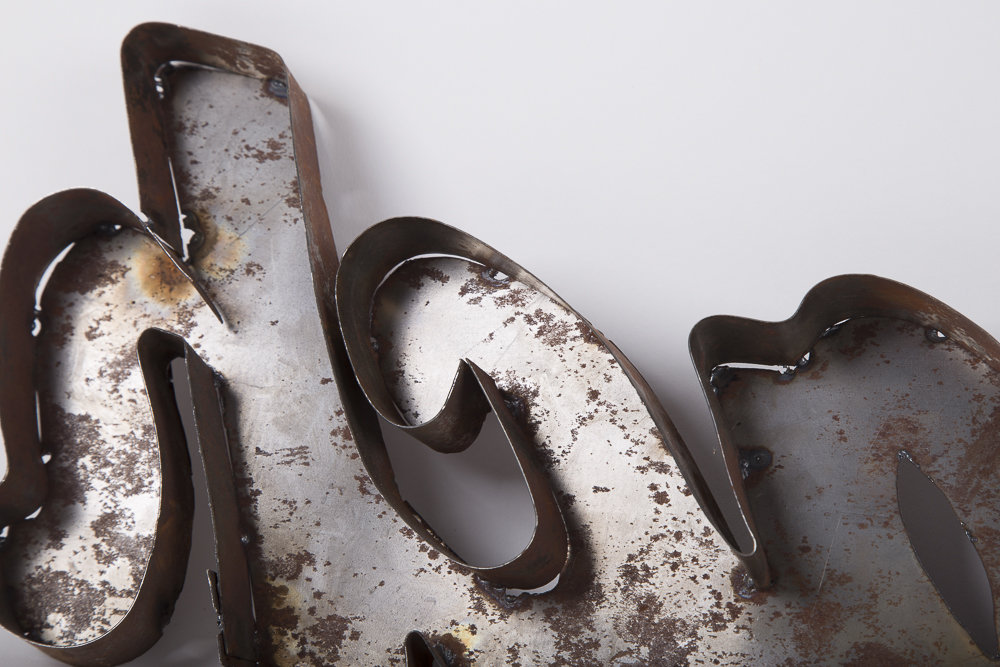 Welded Metal Wall Signs