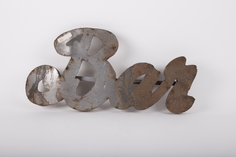 Welded Metal Wall Signs