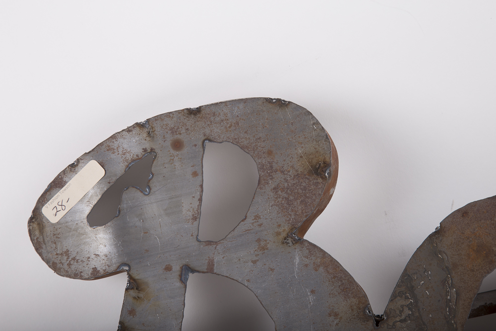 Welded Metal Wall Signs