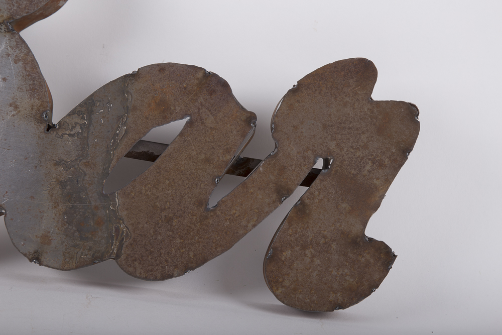 Welded Metal Wall Signs