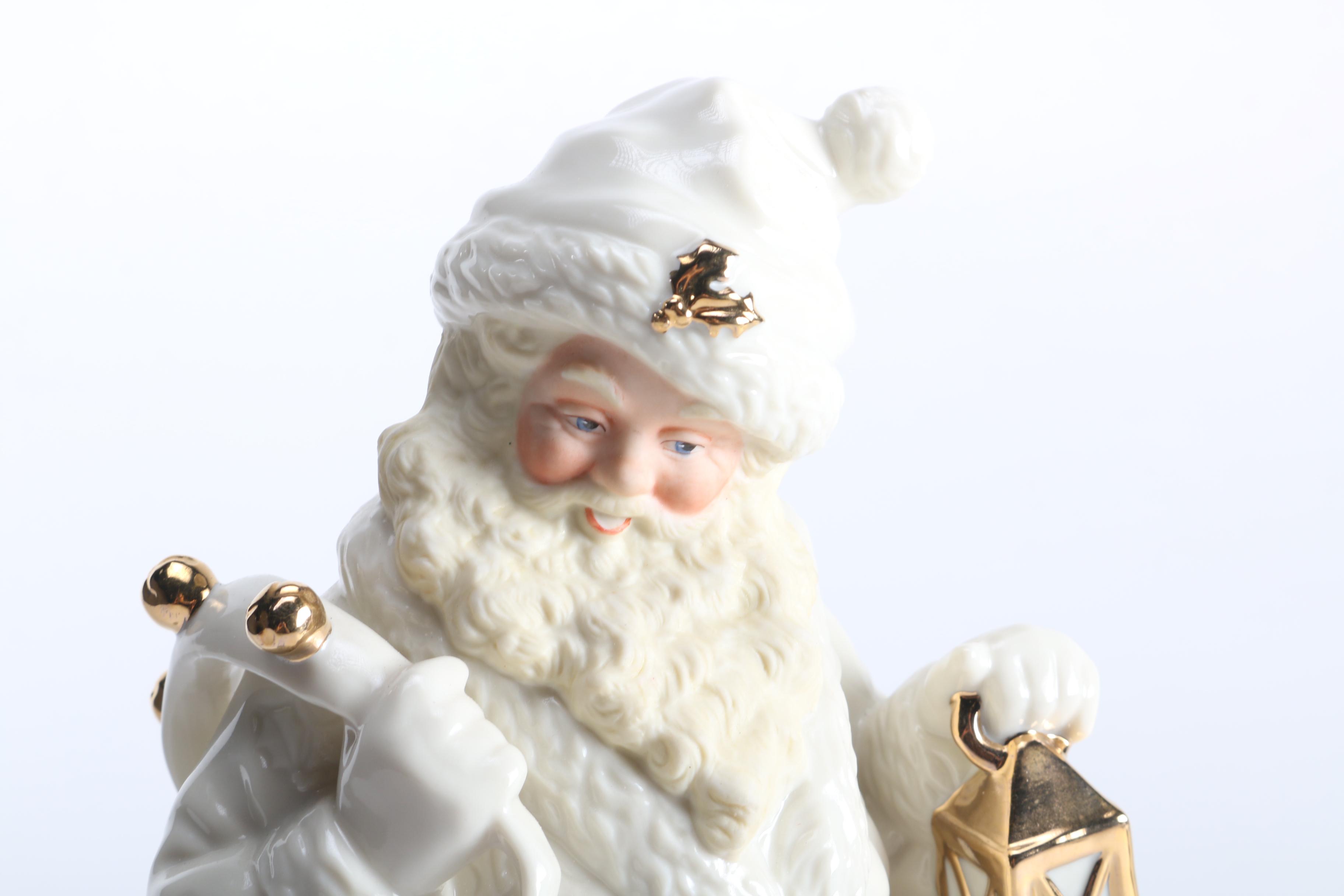 Vintage Limited Edition Lenox Classics Santa Figurine