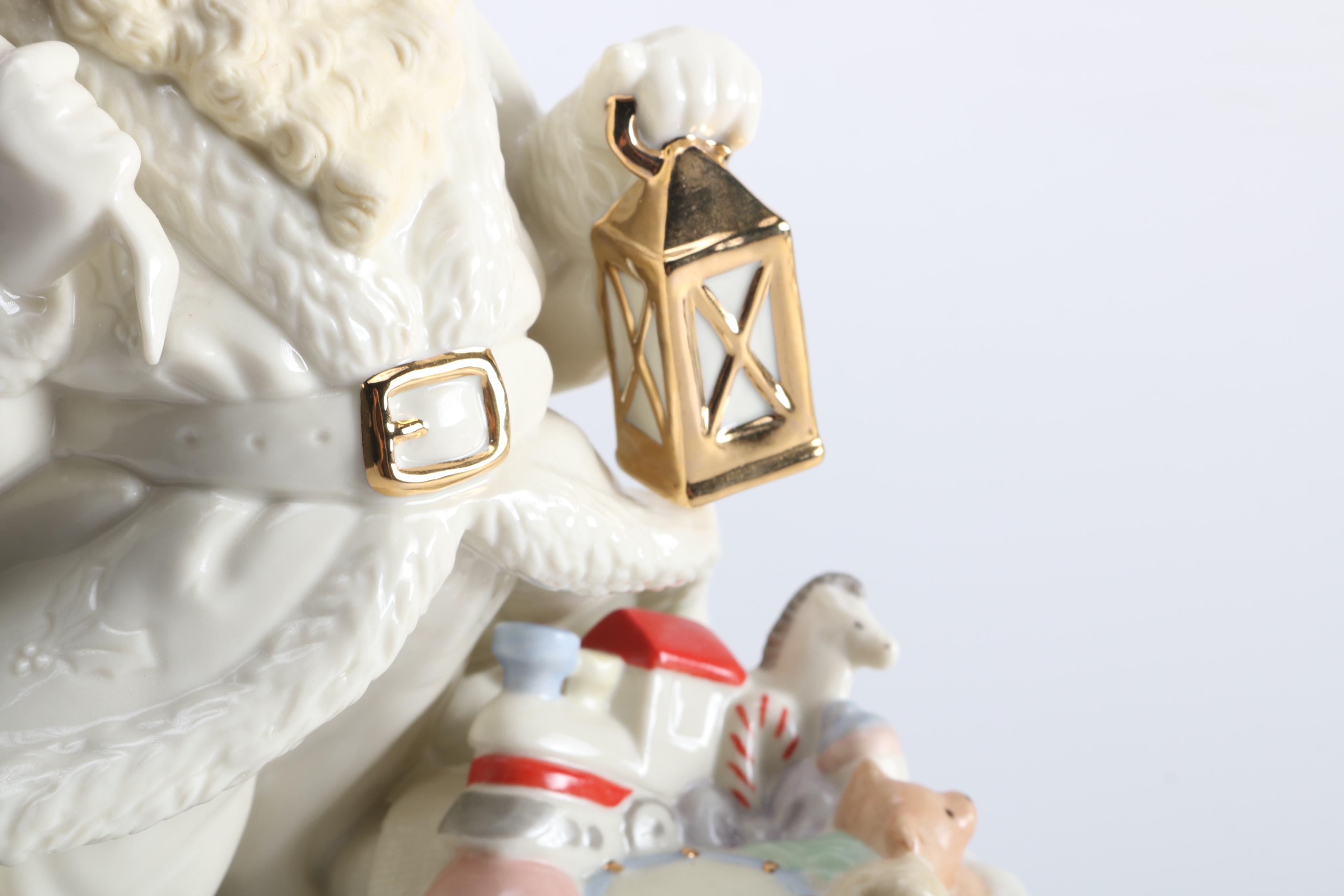 Vintage Limited Edition Lenox Classics Santa Figurine
