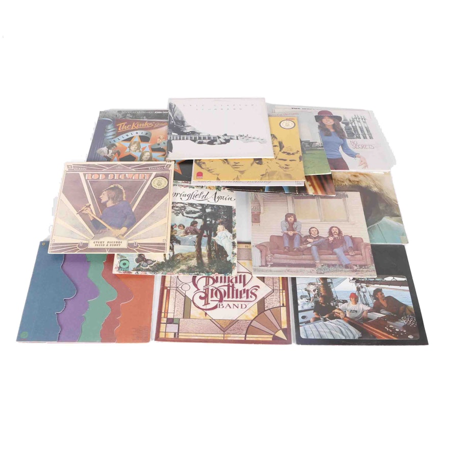 Crosby Stills & Nash, Kinks, Creedence and Other Rock/Pop LPs