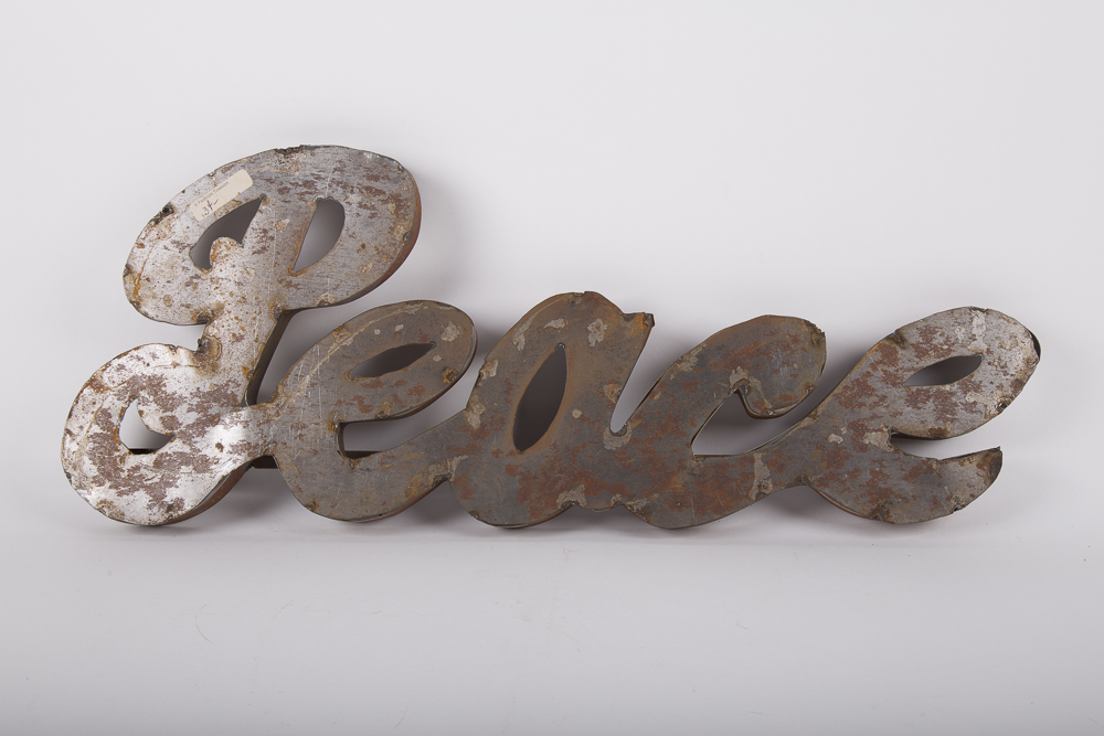 Welded Metal Wall Signs