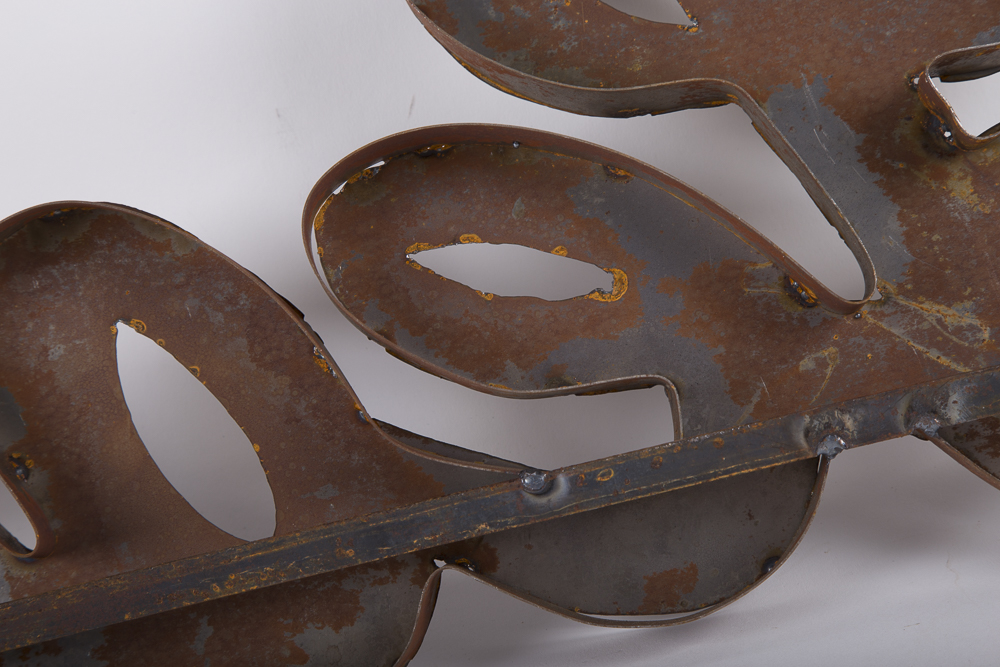 Welded Metal Wall Signs