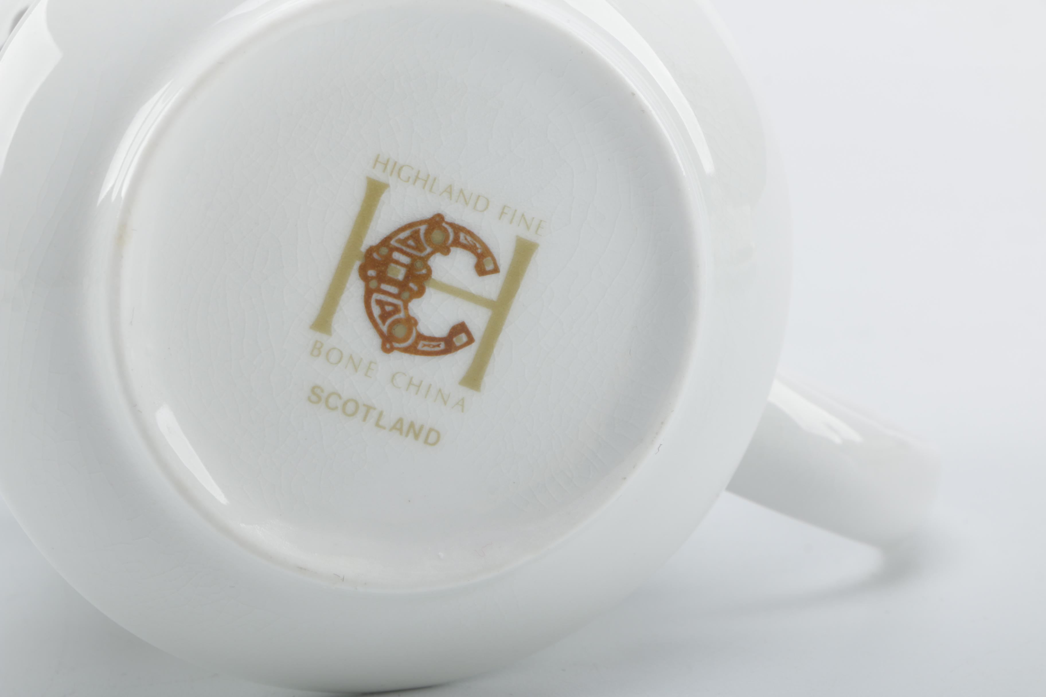 Scottish Highland Fine Bone China