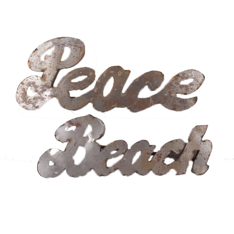 Welded Metal Wall Signs