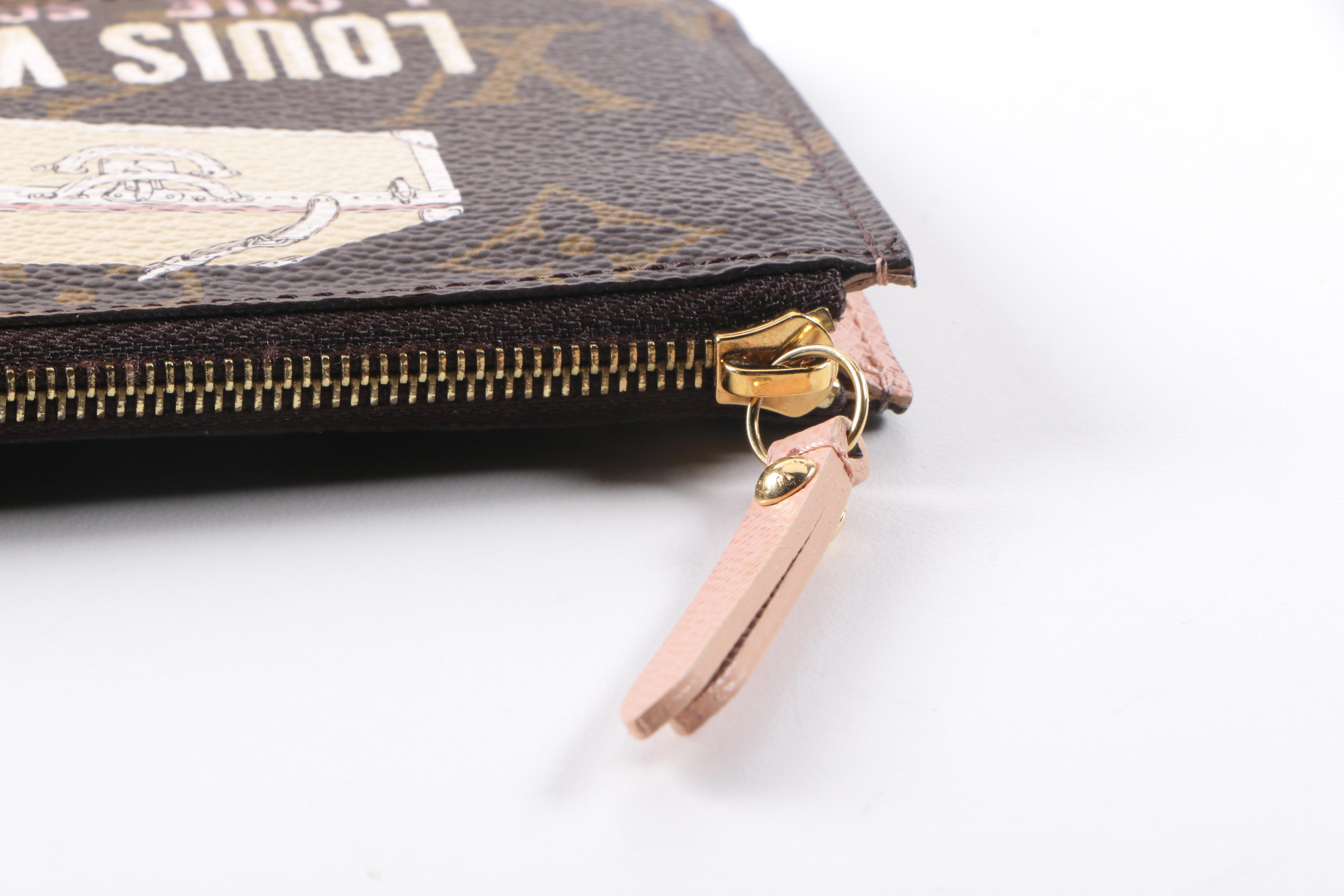 Limited Edition Louis Vuitton I. Rue Scribe Paris Monogrammed Key Pouch