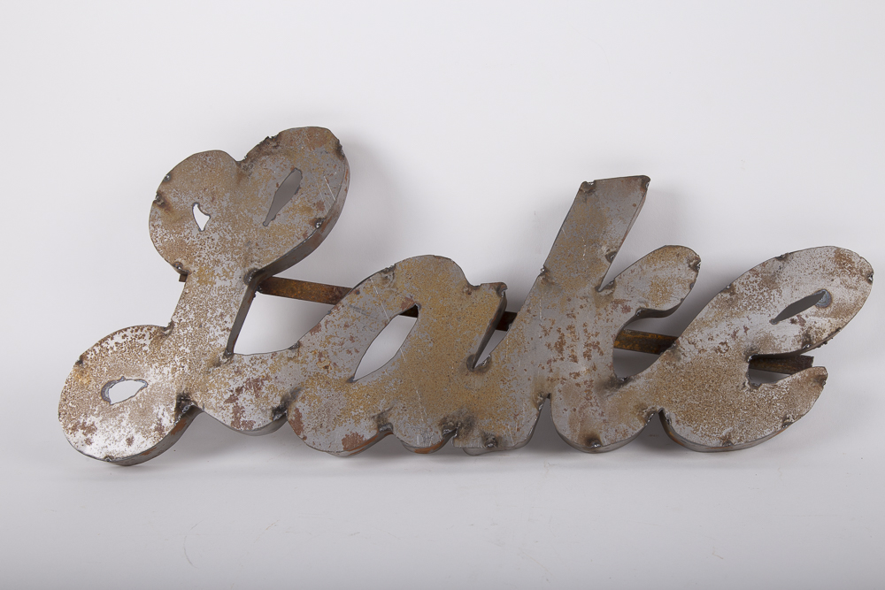 Welded Metal Wall Signs