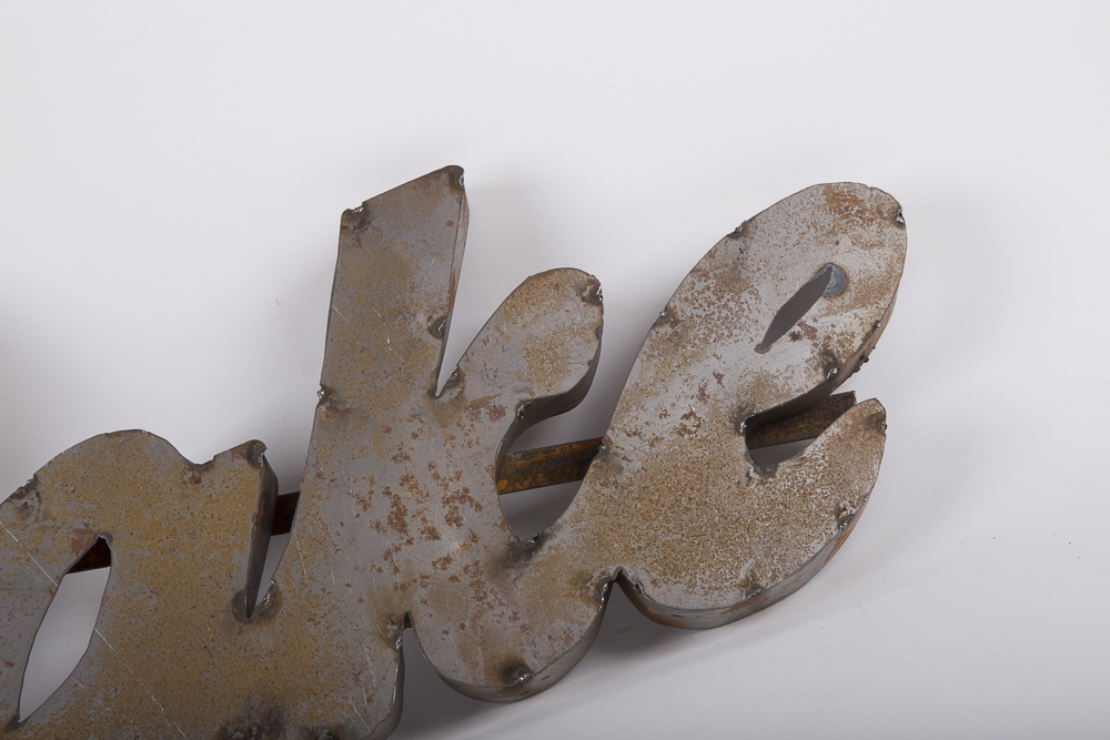 Welded Metal Wall Signs