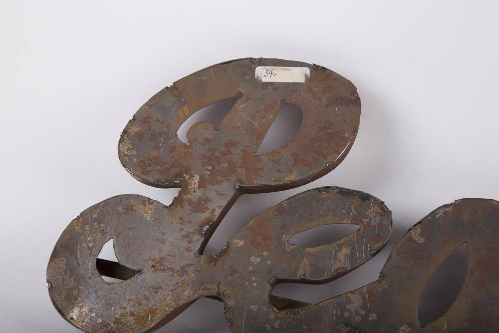 Welded Metal Wall Signs