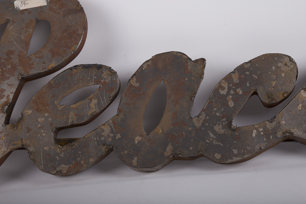 Welded Metal Wall Signs