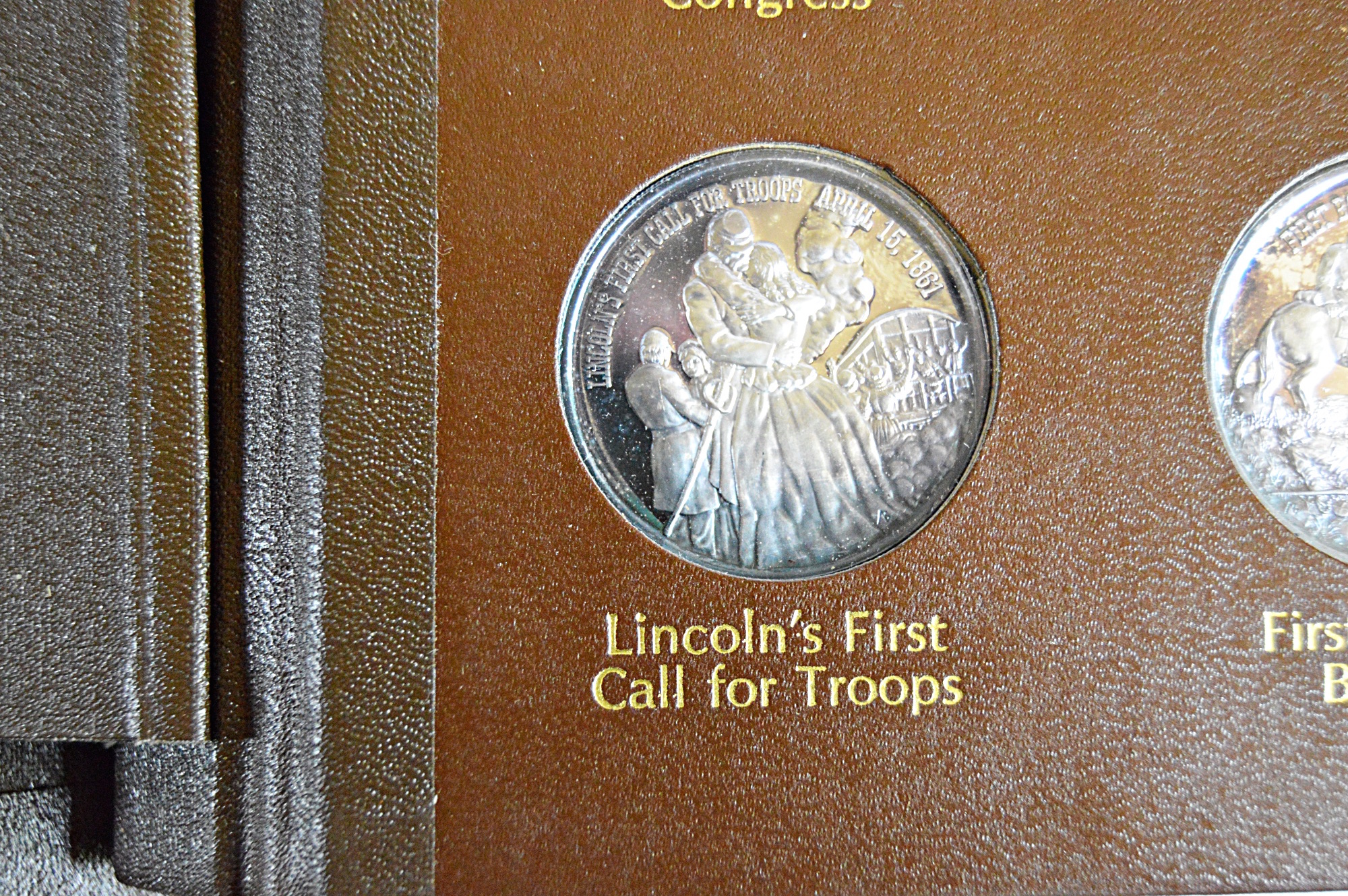 1971 Lincoln Mint "The History of The Civil War" 37 Silver Coins