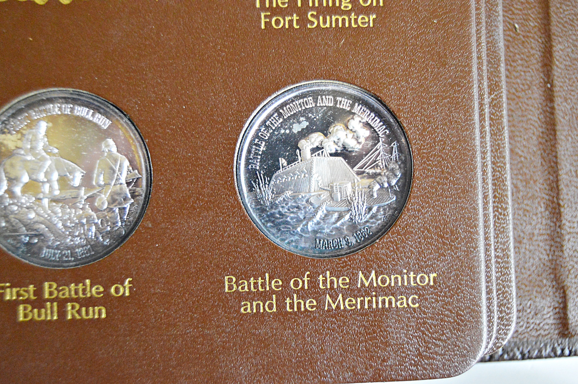 1971 Lincoln Mint "The History of The Civil War" 37 Silver Coins