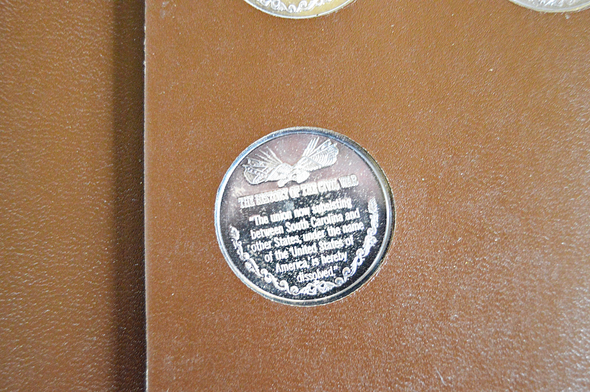 1971 Lincoln Mint "The History of The Civil War" 37 Silver Coins