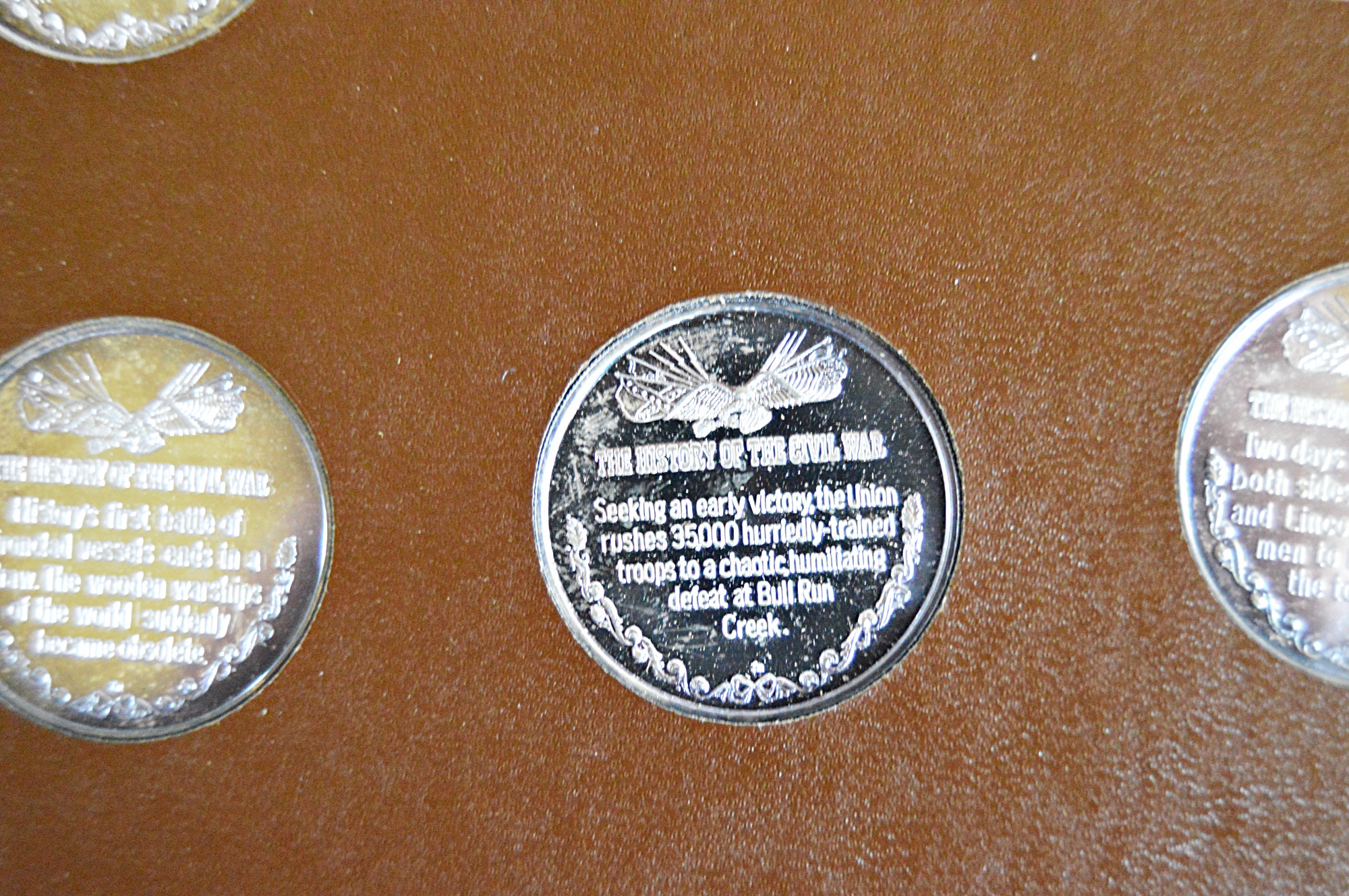 1971 Lincoln Mint "The History of The Civil War" 37 Silver Coins