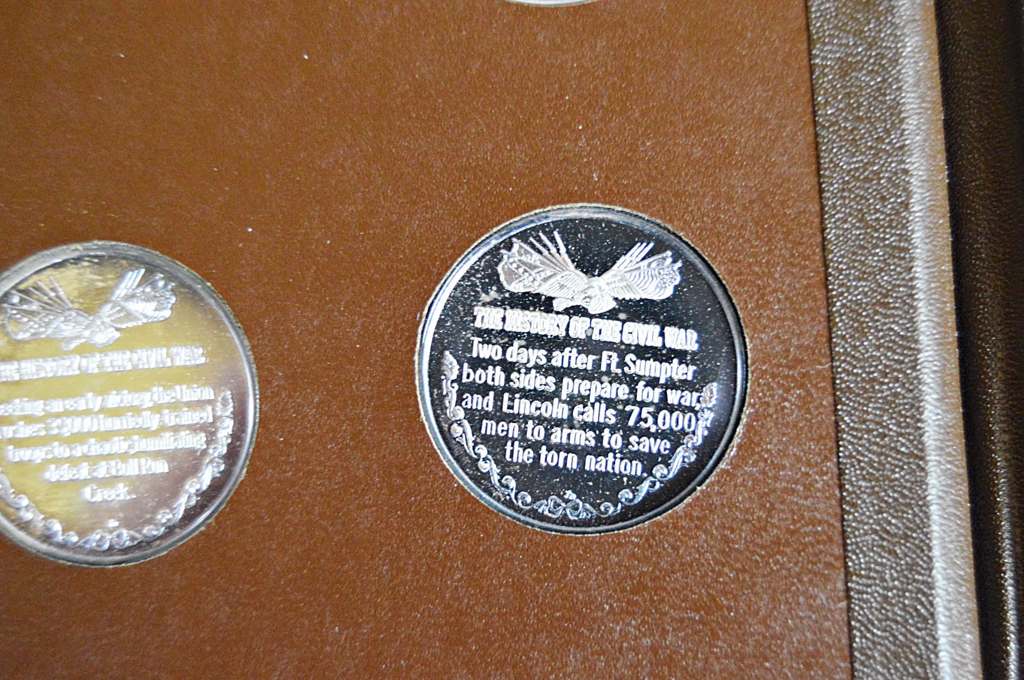 1971 Lincoln Mint "The History of The Civil War" 37 Silver Coins