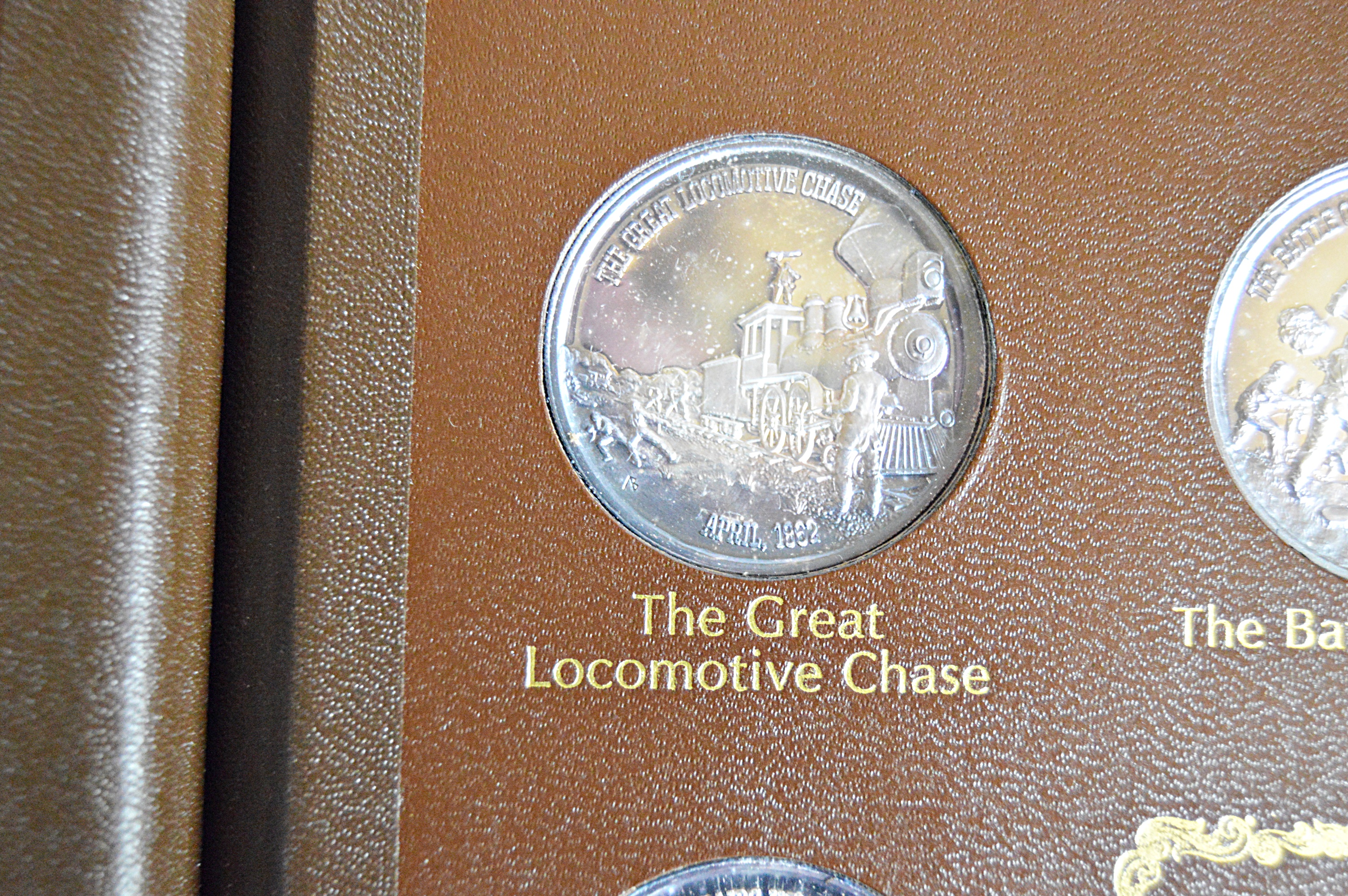 1971 Lincoln Mint "The History of The Civil War" 37 Silver Coins