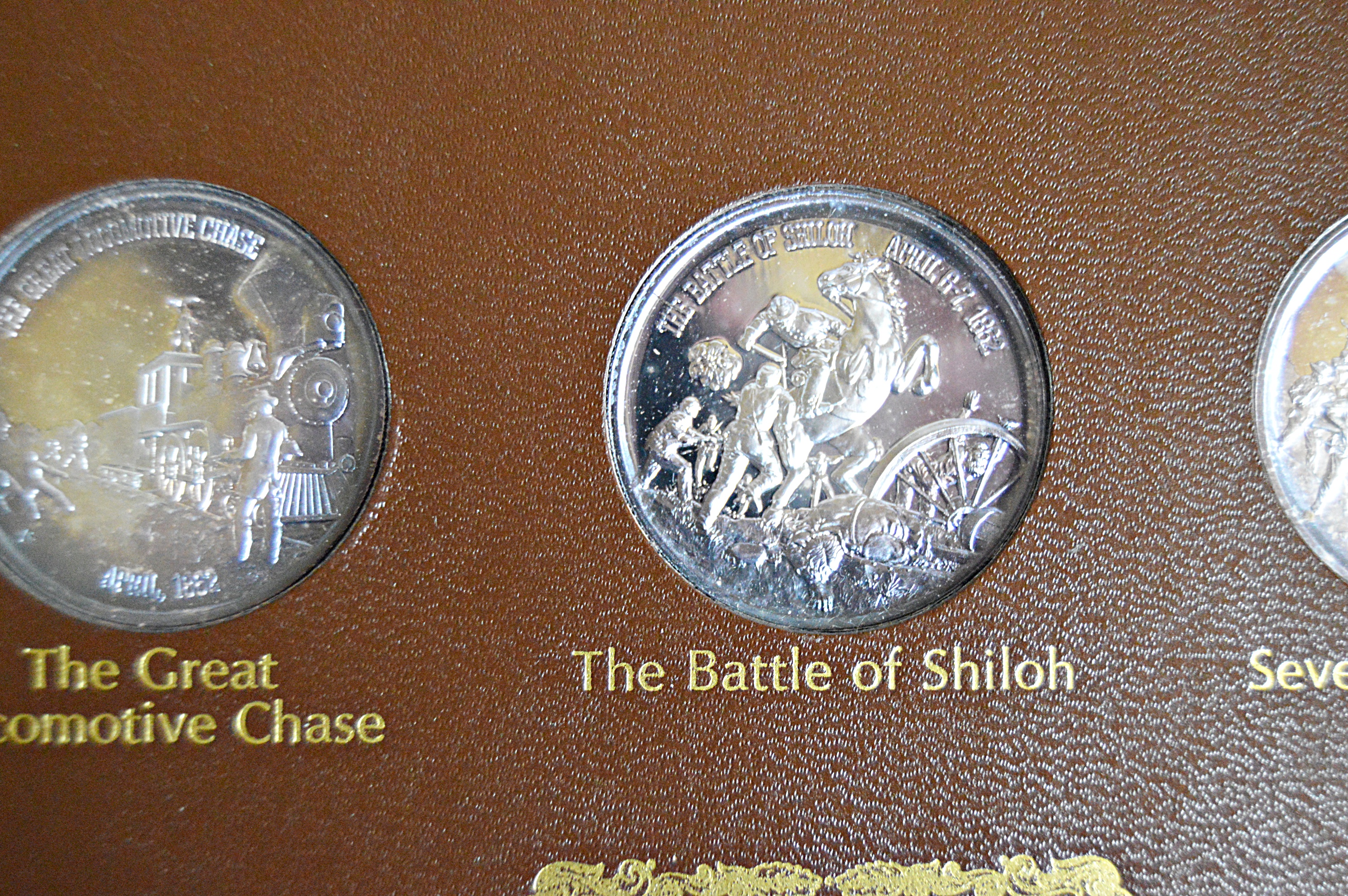1971 Lincoln Mint "The History of The Civil War" 37 Silver Coins
