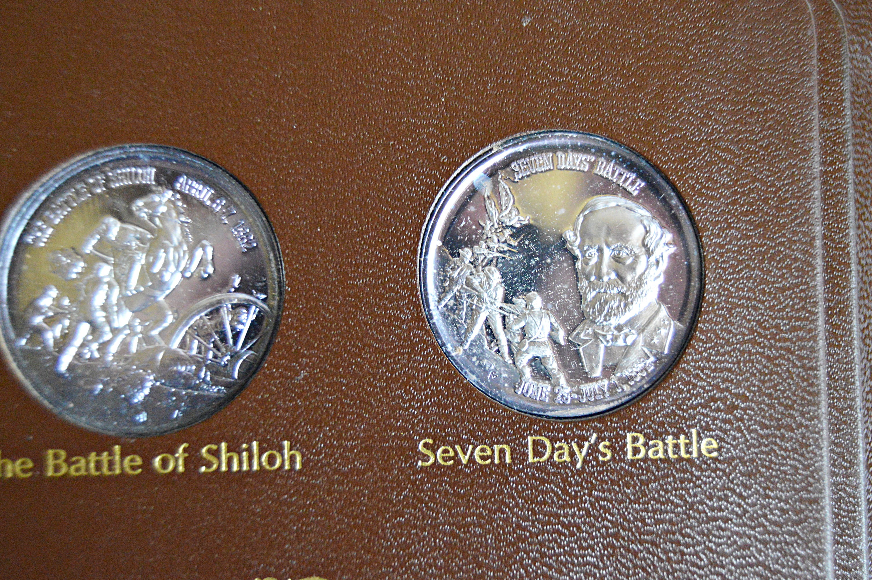 1971 Lincoln Mint "The History of The Civil War" 37 Silver Coins