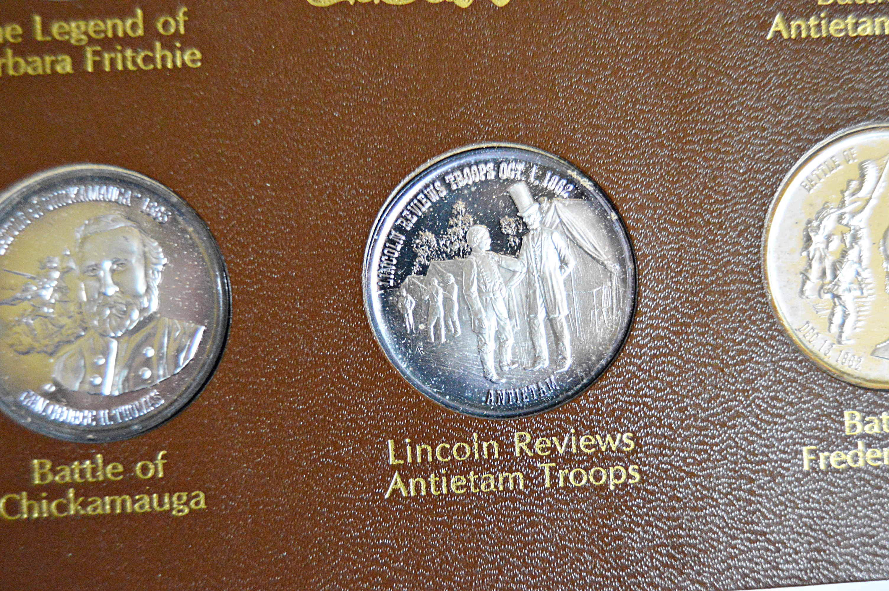 1971 Lincoln Mint "The History of The Civil War" 37 Silver Coins