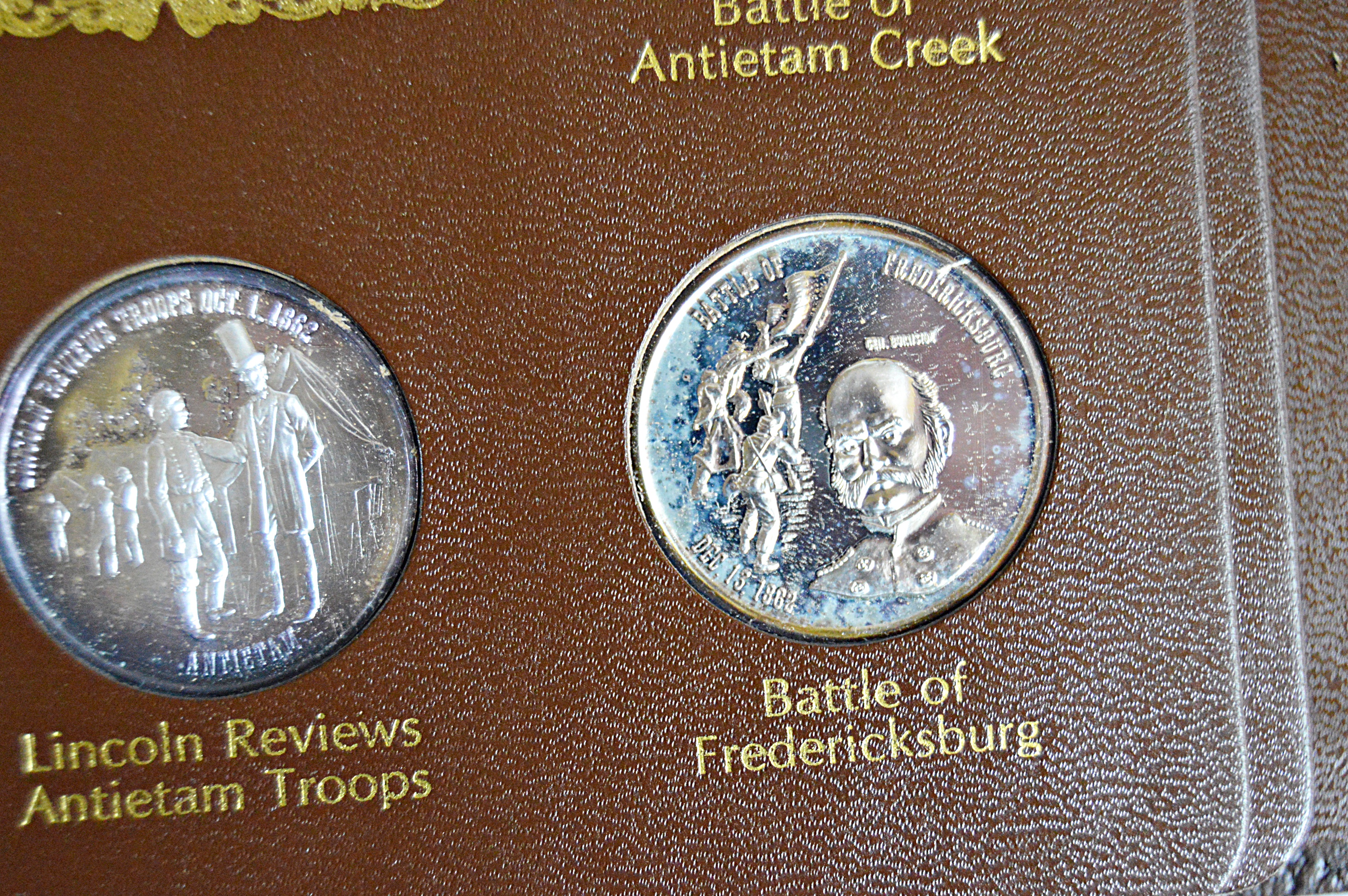 1971 Lincoln Mint "The History of The Civil War" 37 Silver Coins
