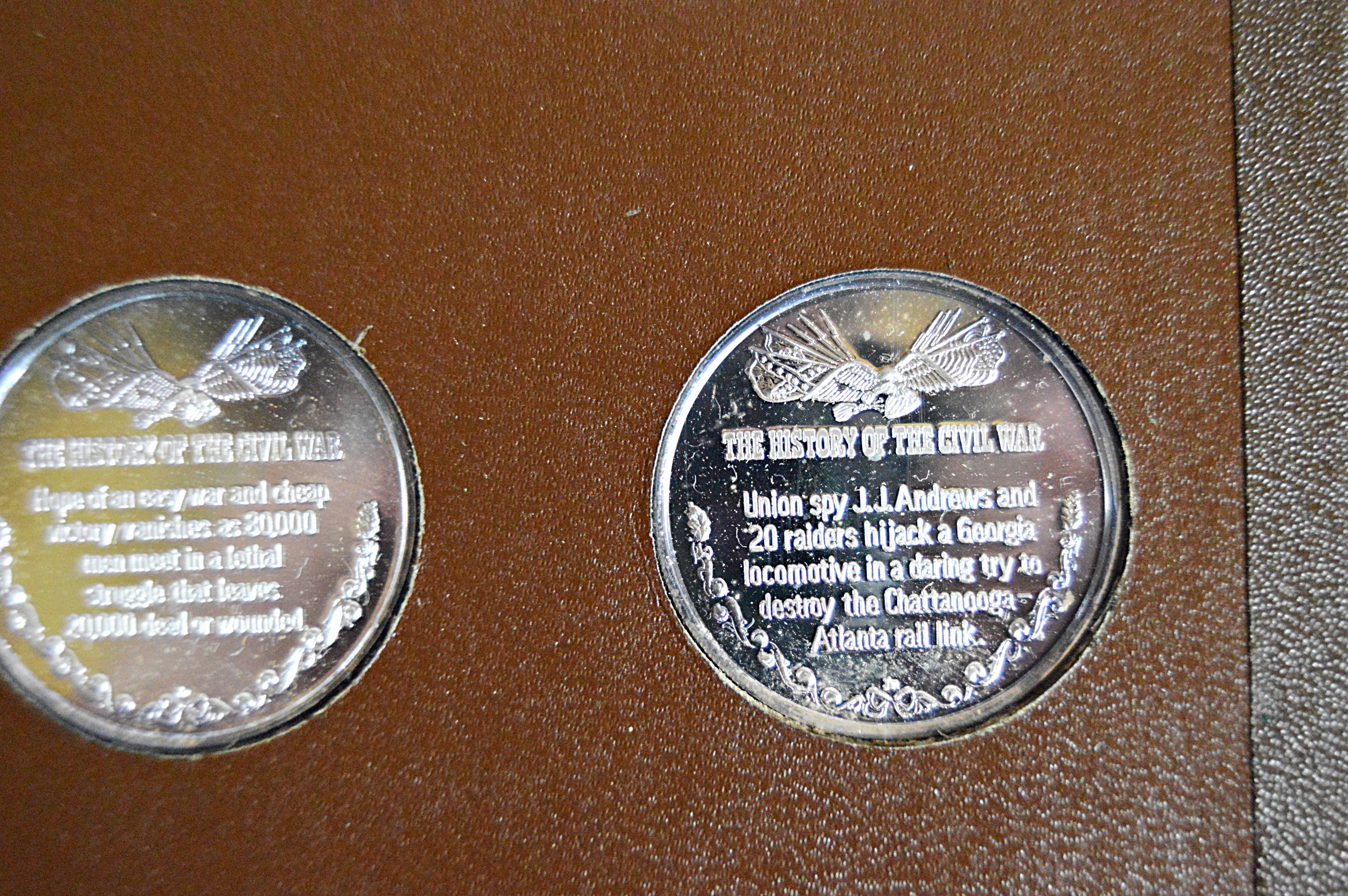 1971 Lincoln Mint "The History of The Civil War" 37 Silver Coins