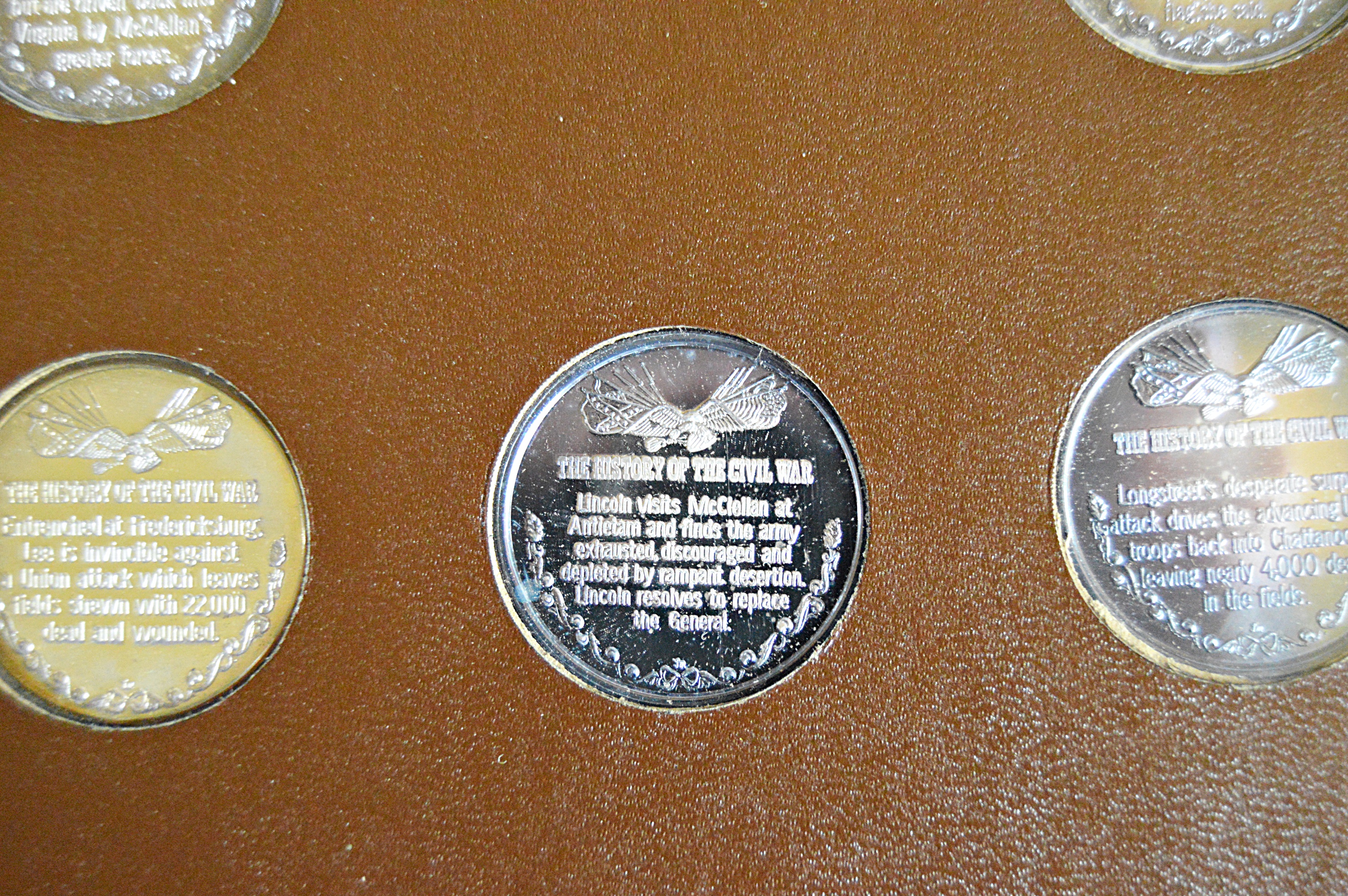 1971 Lincoln Mint "The History of The Civil War" 37 Silver Coins