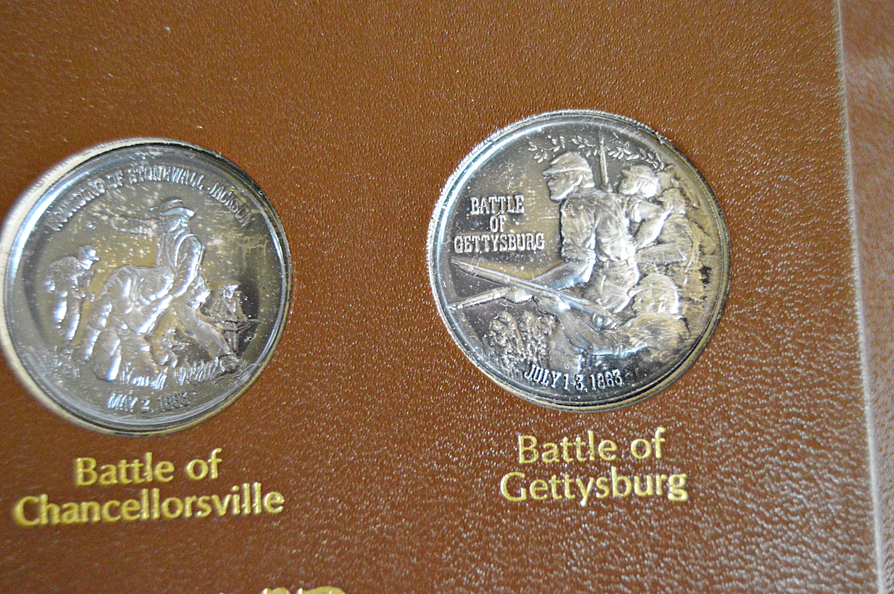 1971 Lincoln Mint "The History of The Civil War" 37 Silver Coins