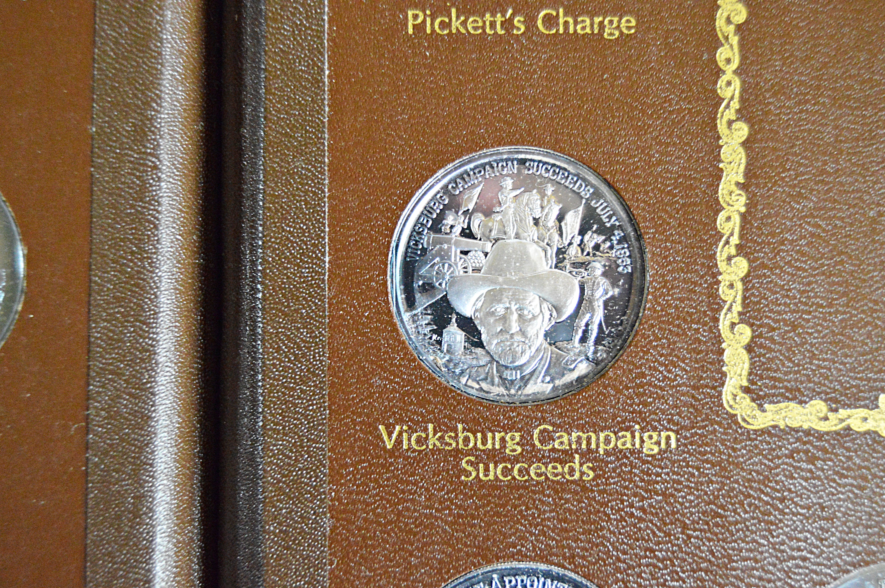 1971 Lincoln Mint "The History of The Civil War" 37 Silver Coins