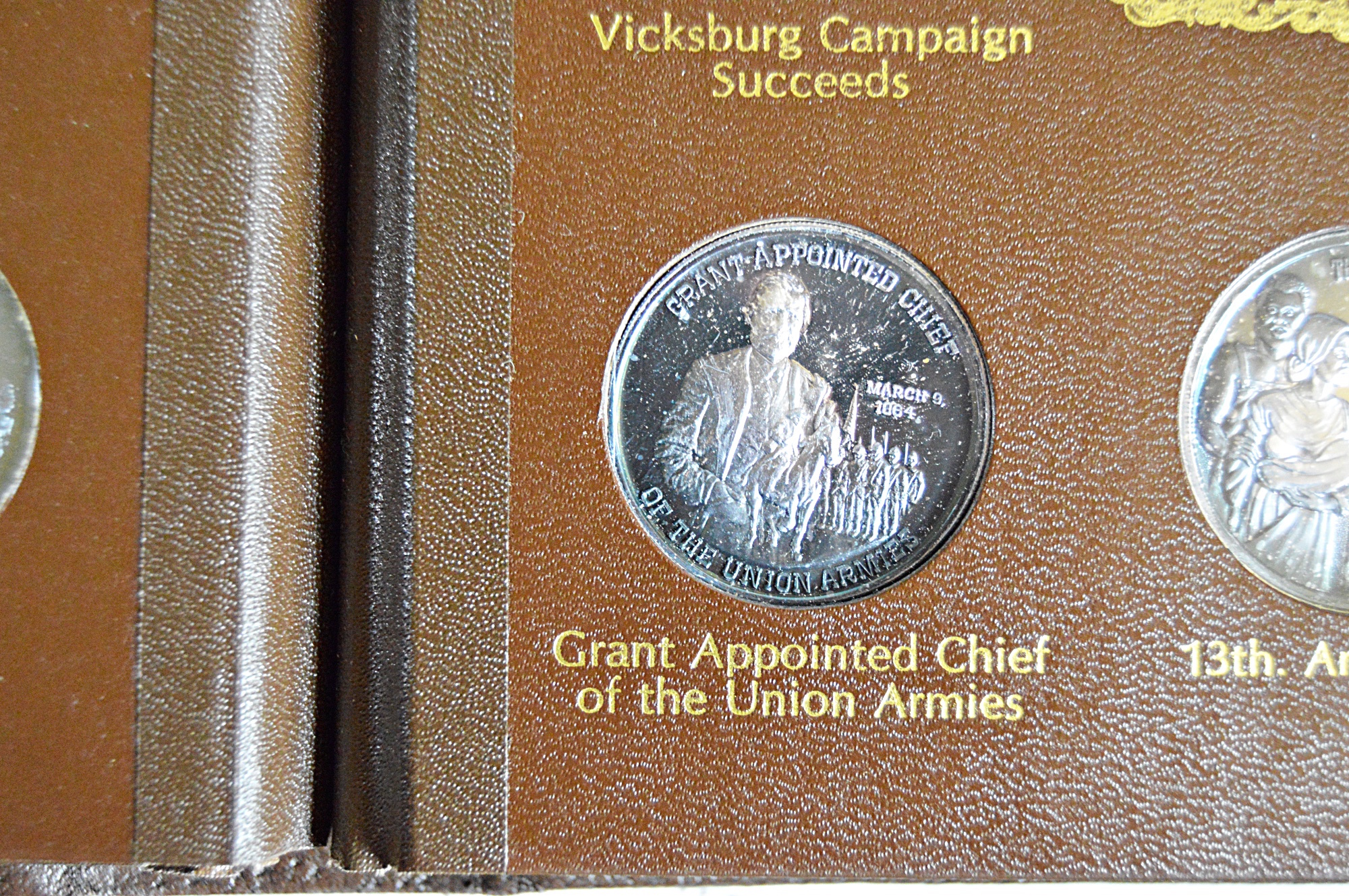 1971 Lincoln Mint "The History of The Civil War" 37 Silver Coins