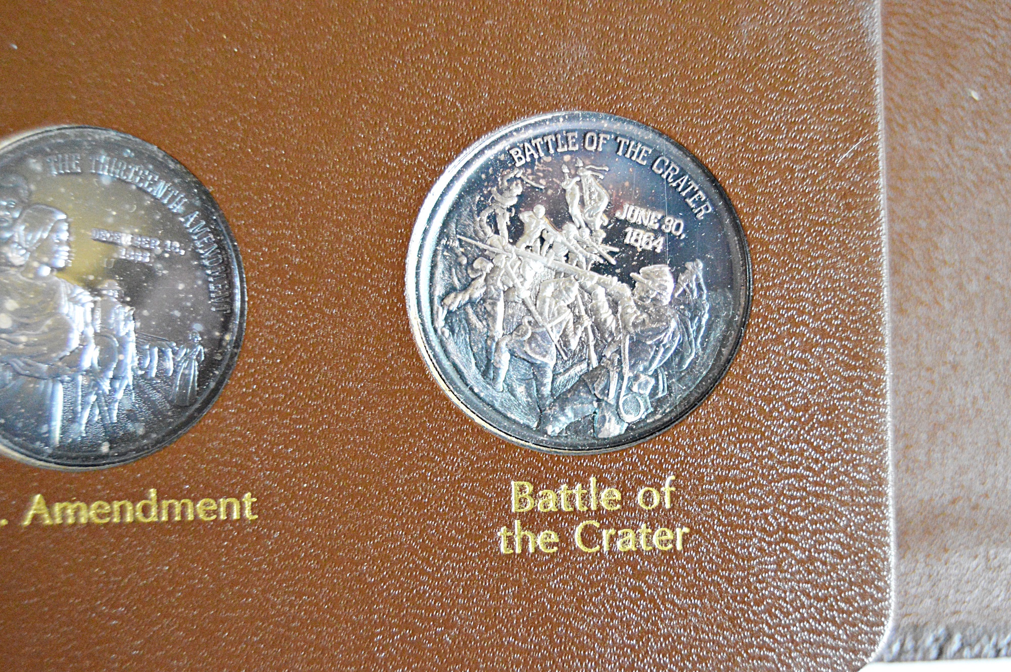1971 Lincoln Mint "The History of The Civil War" 37 Silver Coins