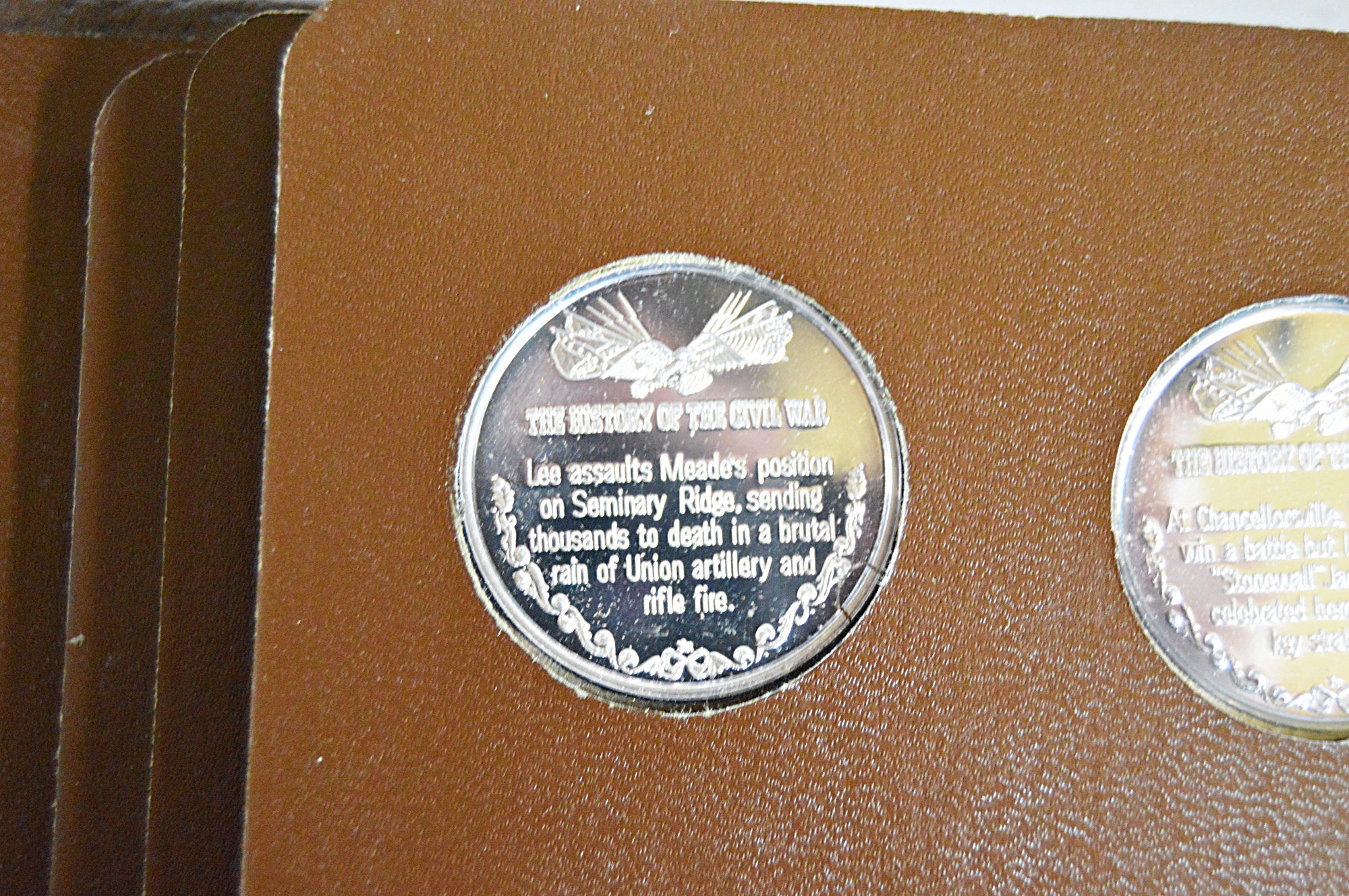 1971 Lincoln Mint "The History of The Civil War" 37 Silver Coins