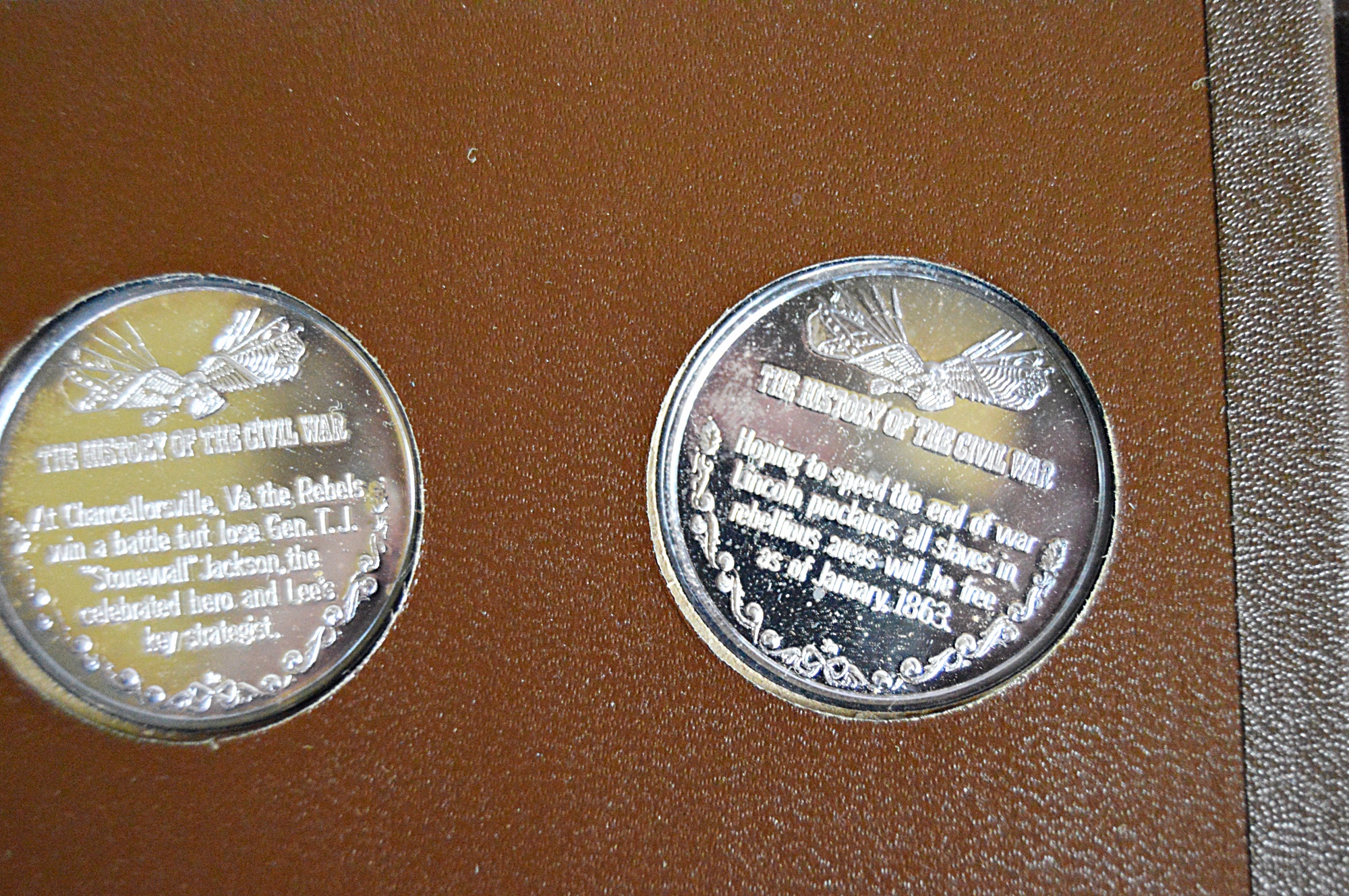 1971 Lincoln Mint "The History of The Civil War" 37 Silver Coins