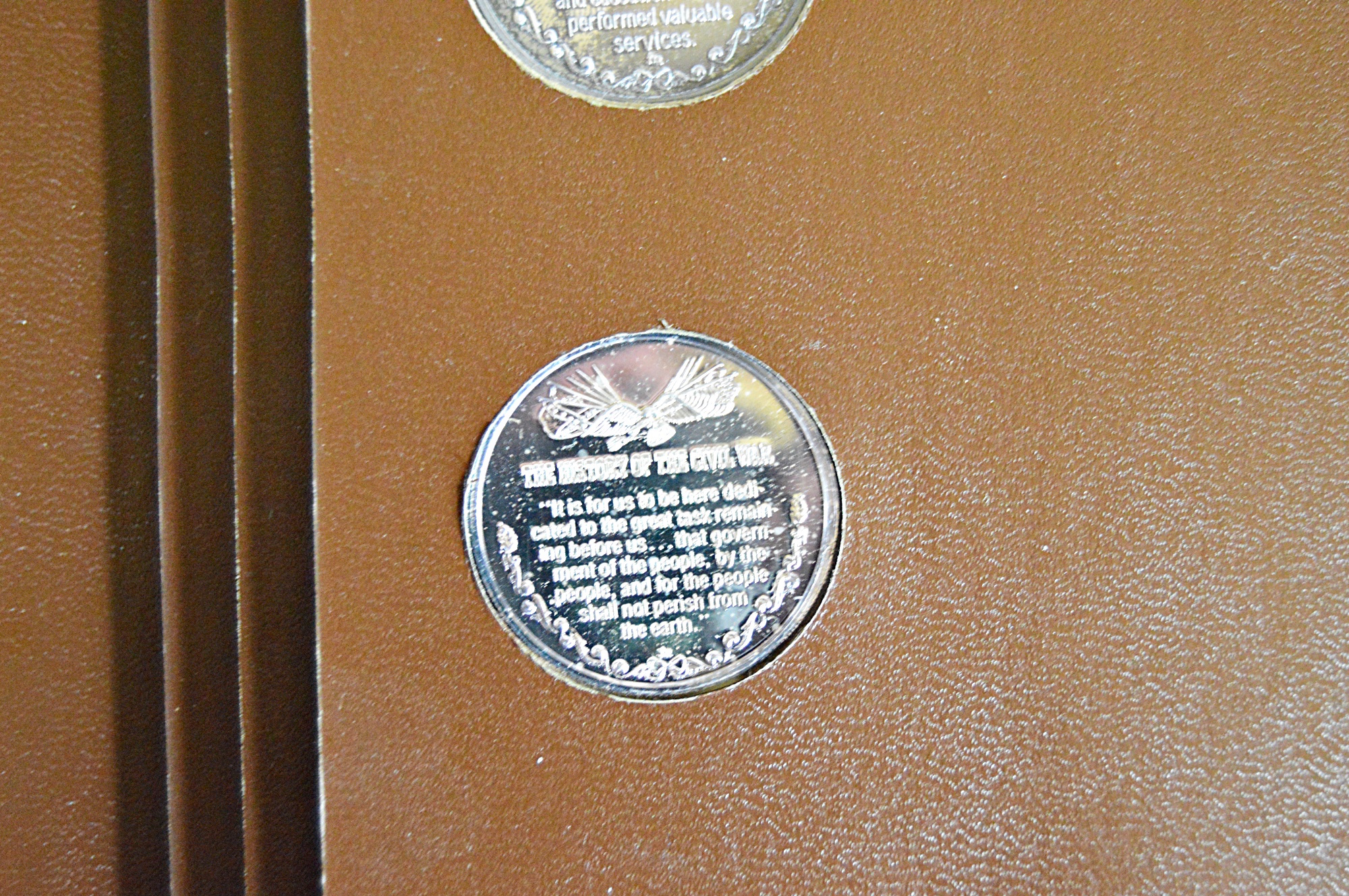 1971 Lincoln Mint "The History of The Civil War" 37 Silver Coins