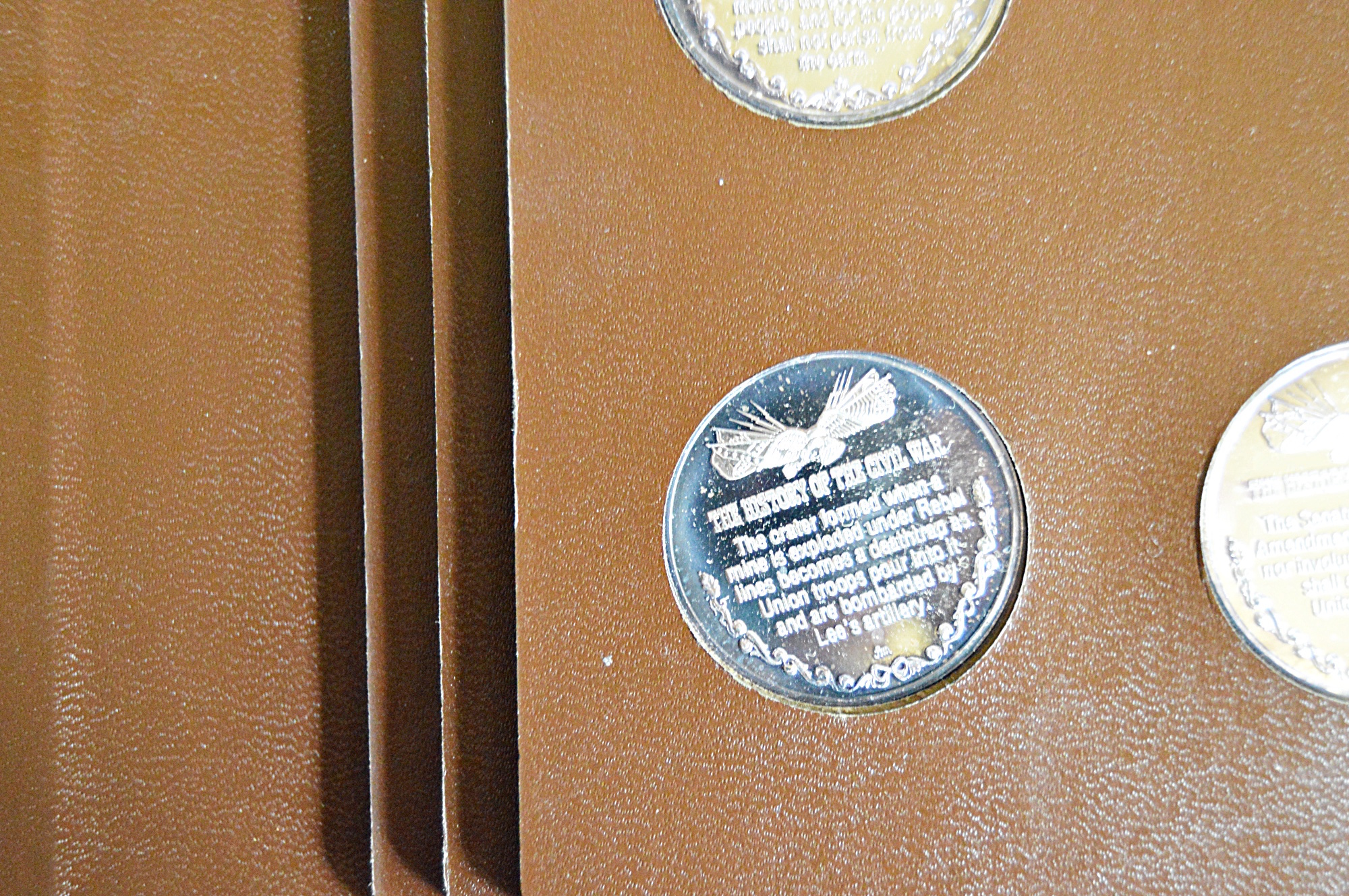 1971 Lincoln Mint "The History of The Civil War" 37 Silver Coins