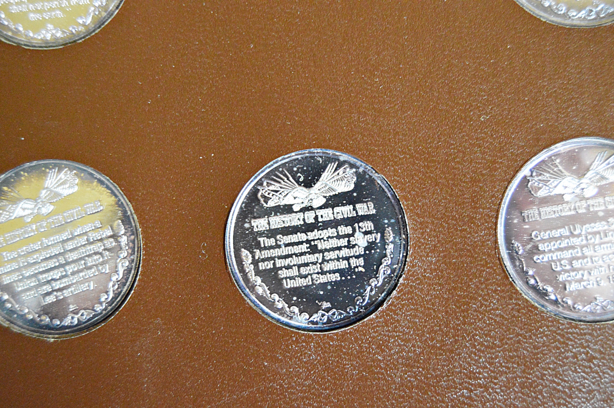 1971 Lincoln Mint "The History of The Civil War" 37 Silver Coins