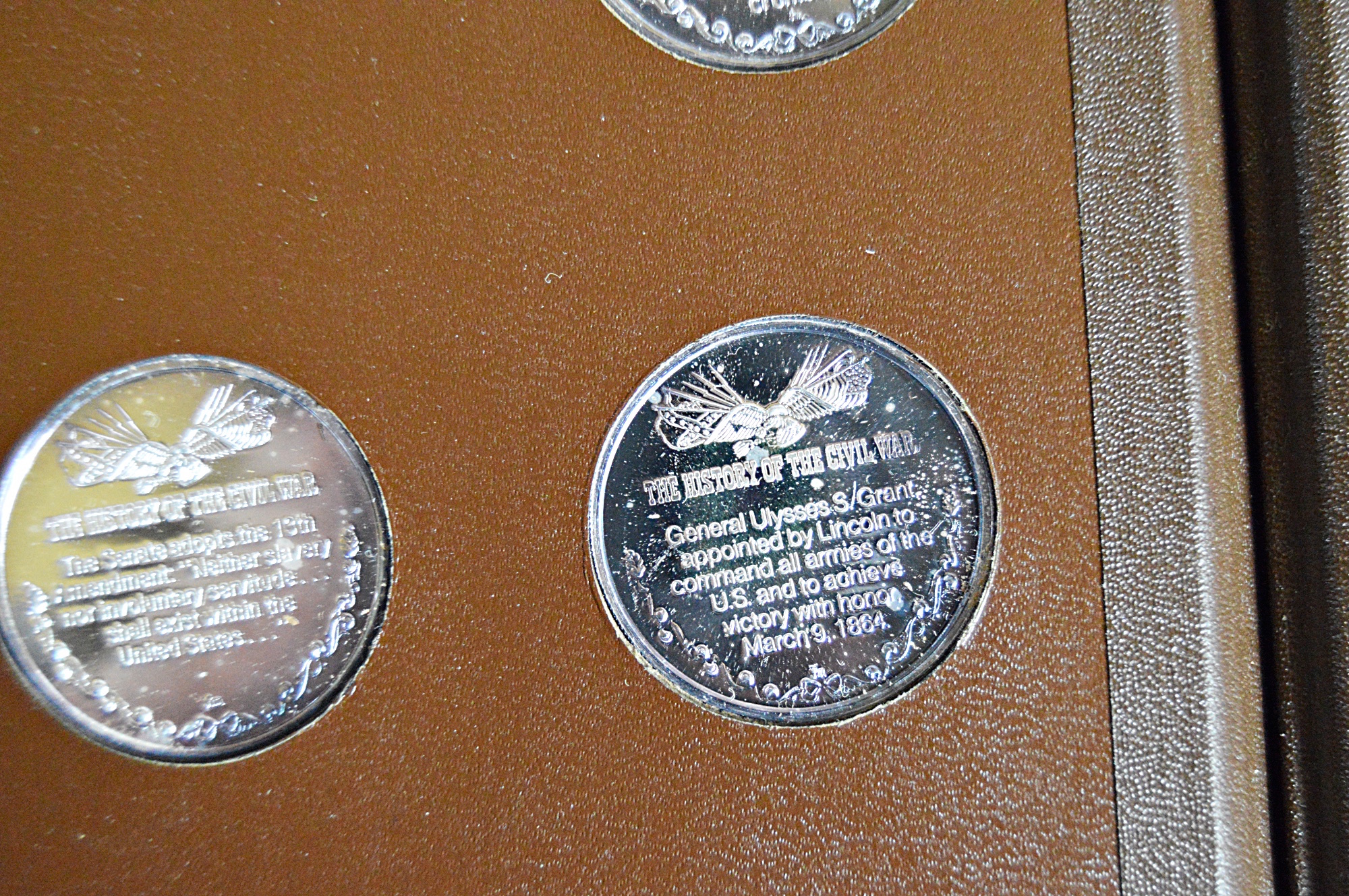 1971 Lincoln Mint "The History of The Civil War" 37 Silver Coins