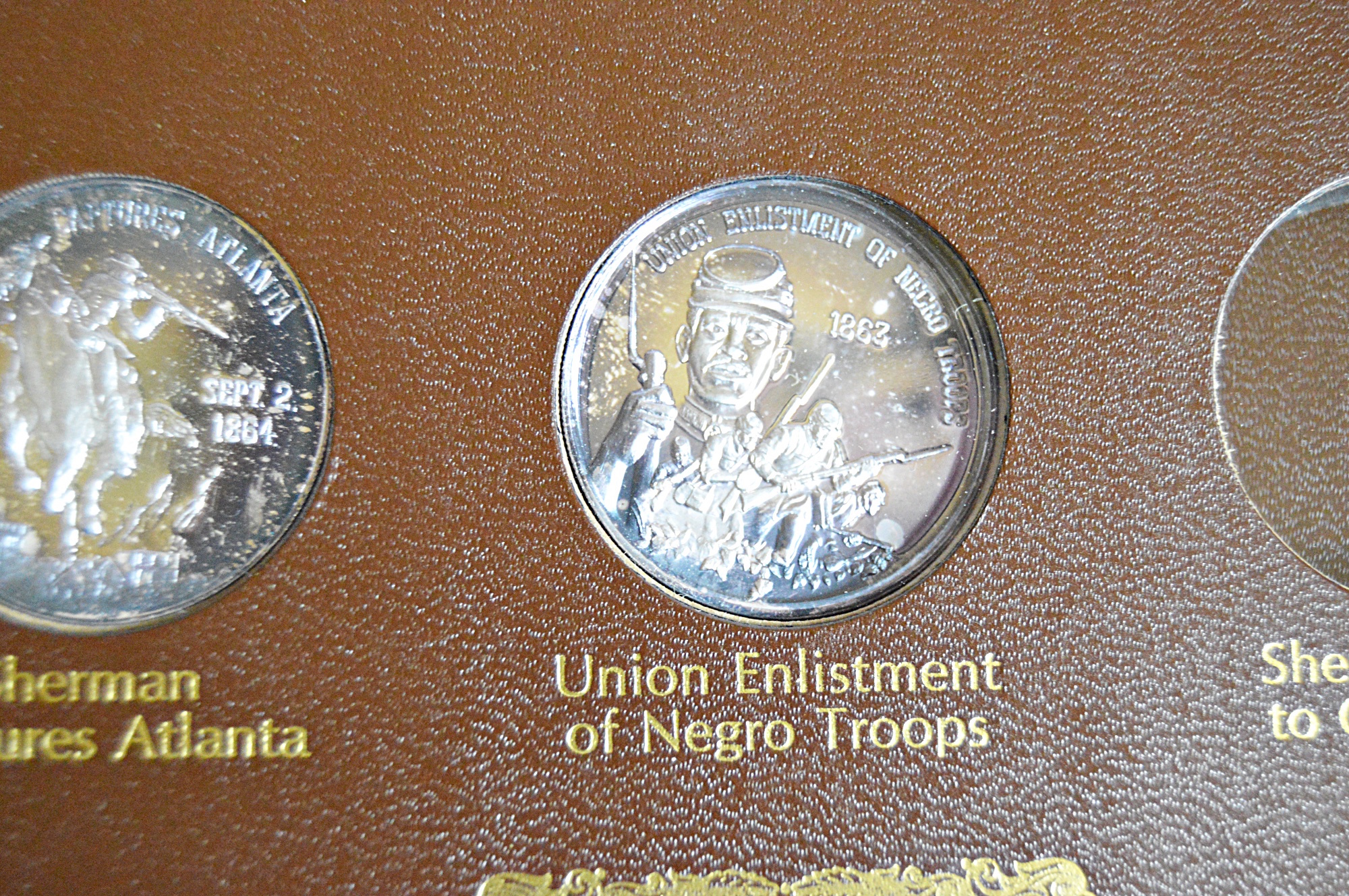 1971 Lincoln Mint "The History of The Civil War" 37 Silver Coins