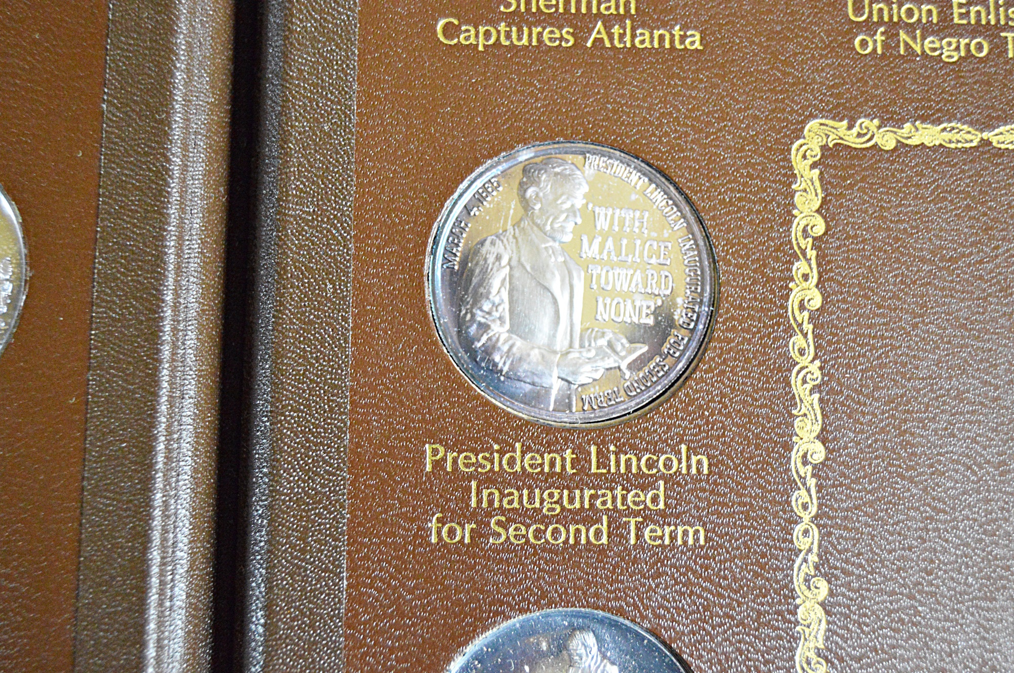 1971 Lincoln Mint "The History of The Civil War" 37 Silver Coins