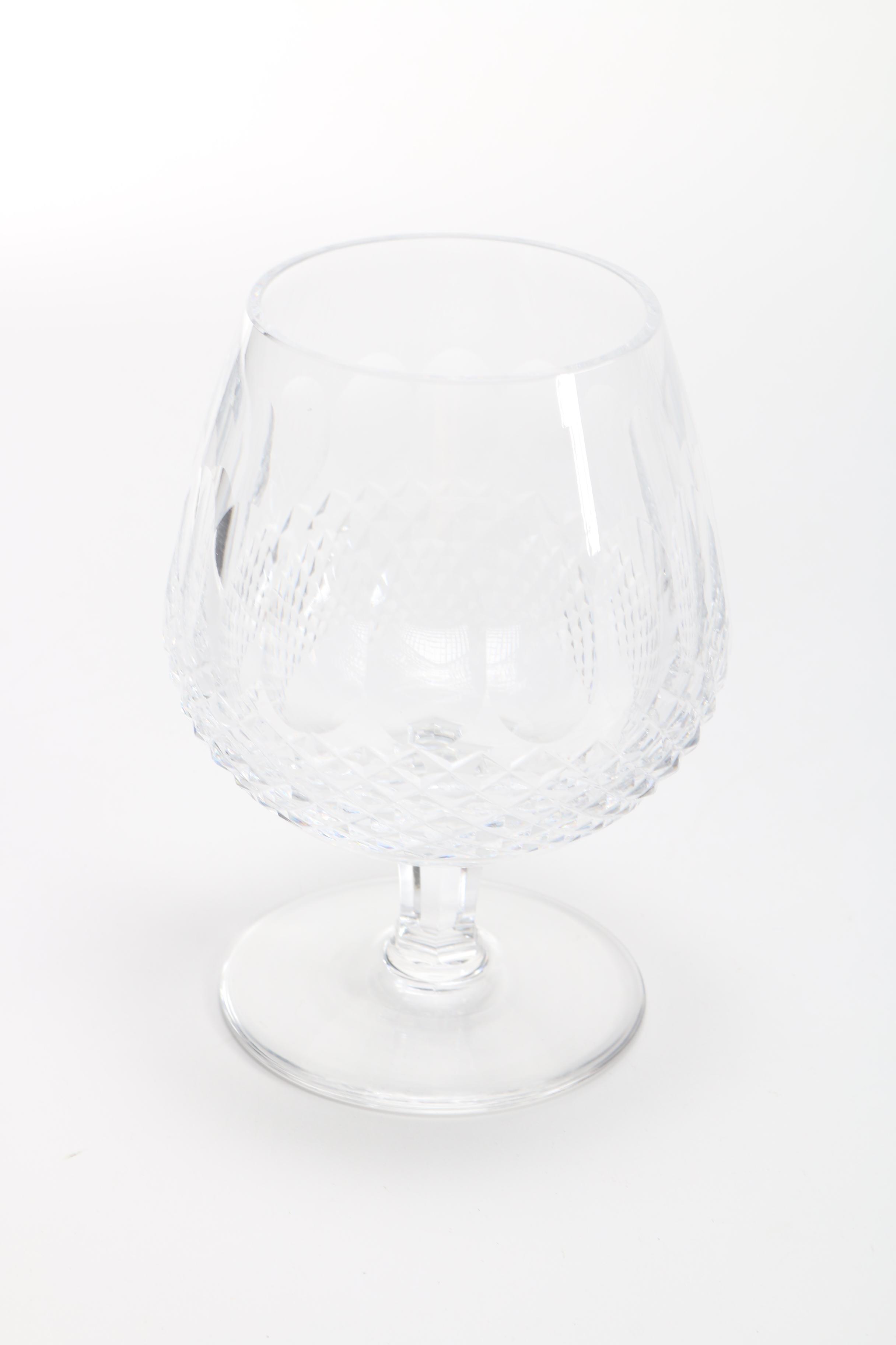 Waterford Crystal "Colleen" Brandy Glasses and Cordials