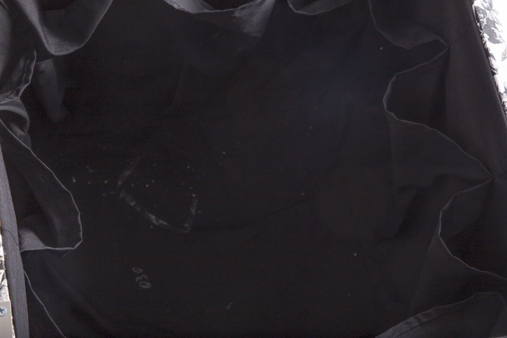 Toile Upholstered Ottomans