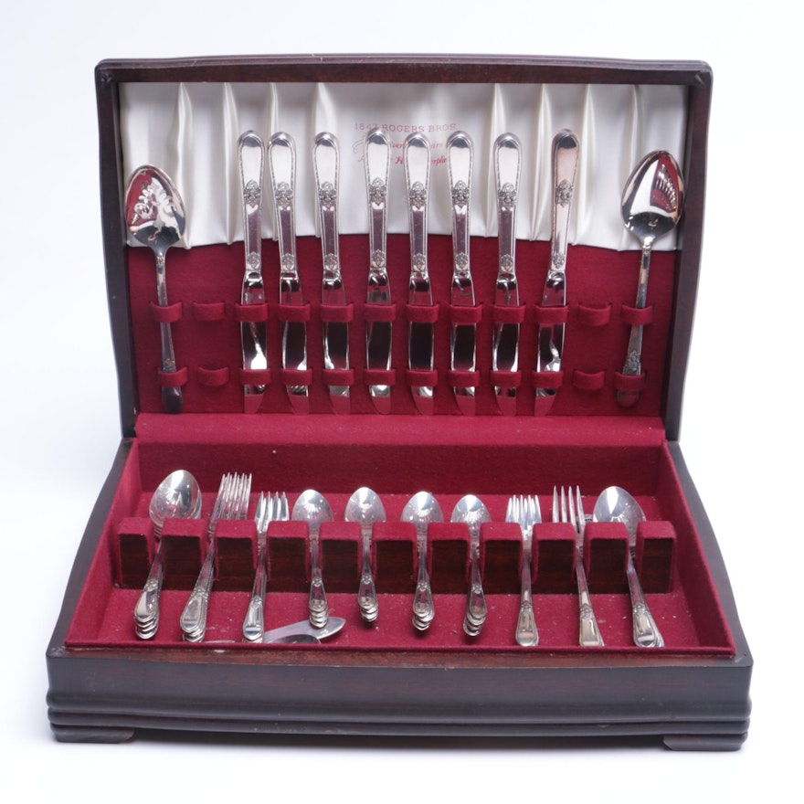 1847 Rogers "Adoration" Silver Plate Flatware