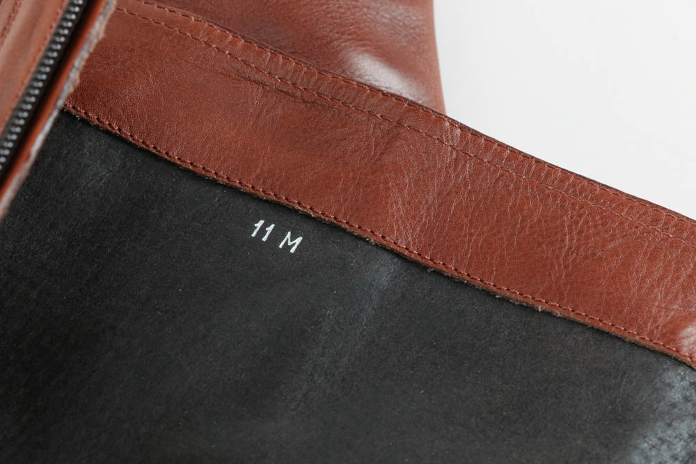 Sesto Meucci Italian Made Leather Boots with Laced Detail at Heel