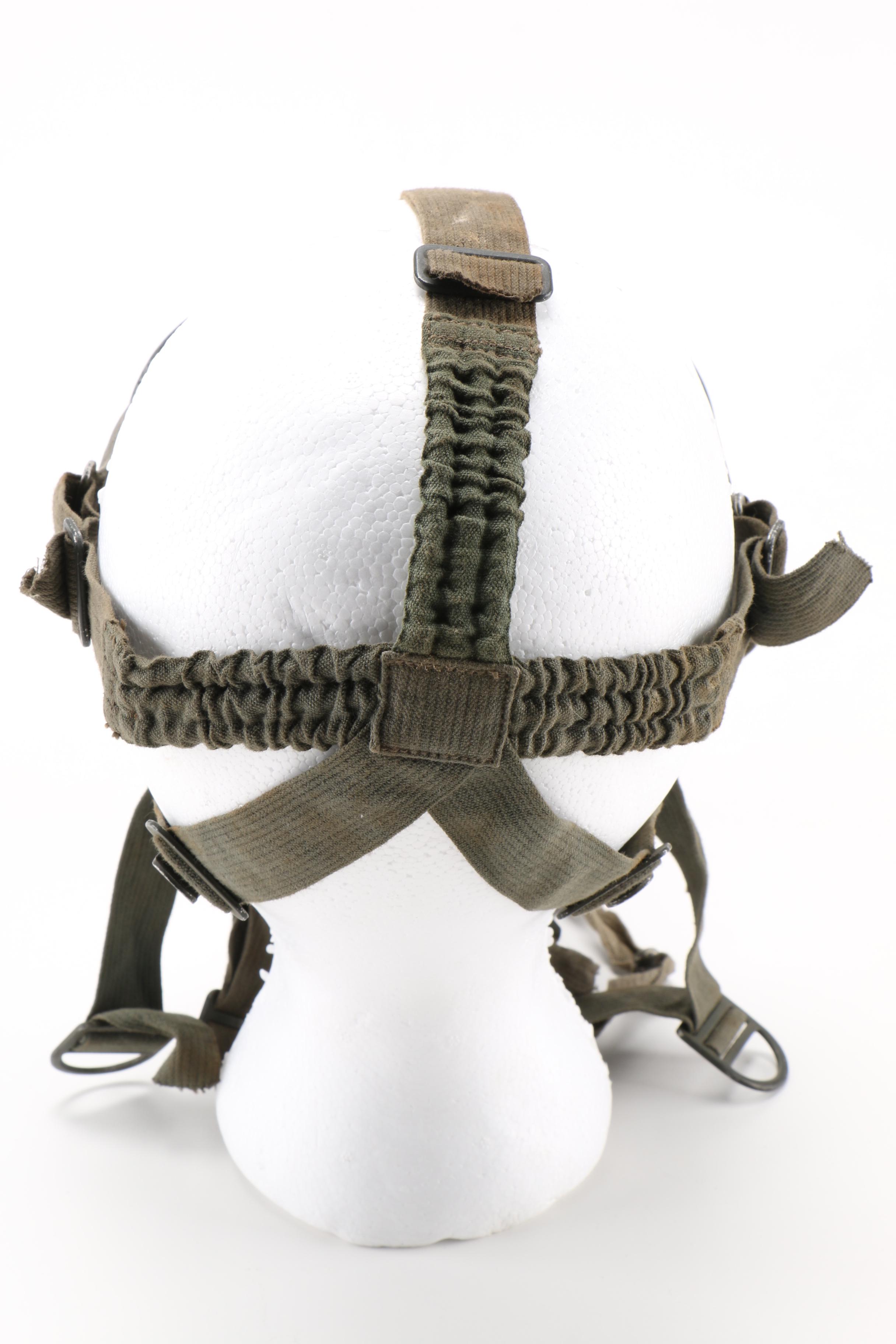 German WWII M38 Gas Mask, Filter and Travel Canister