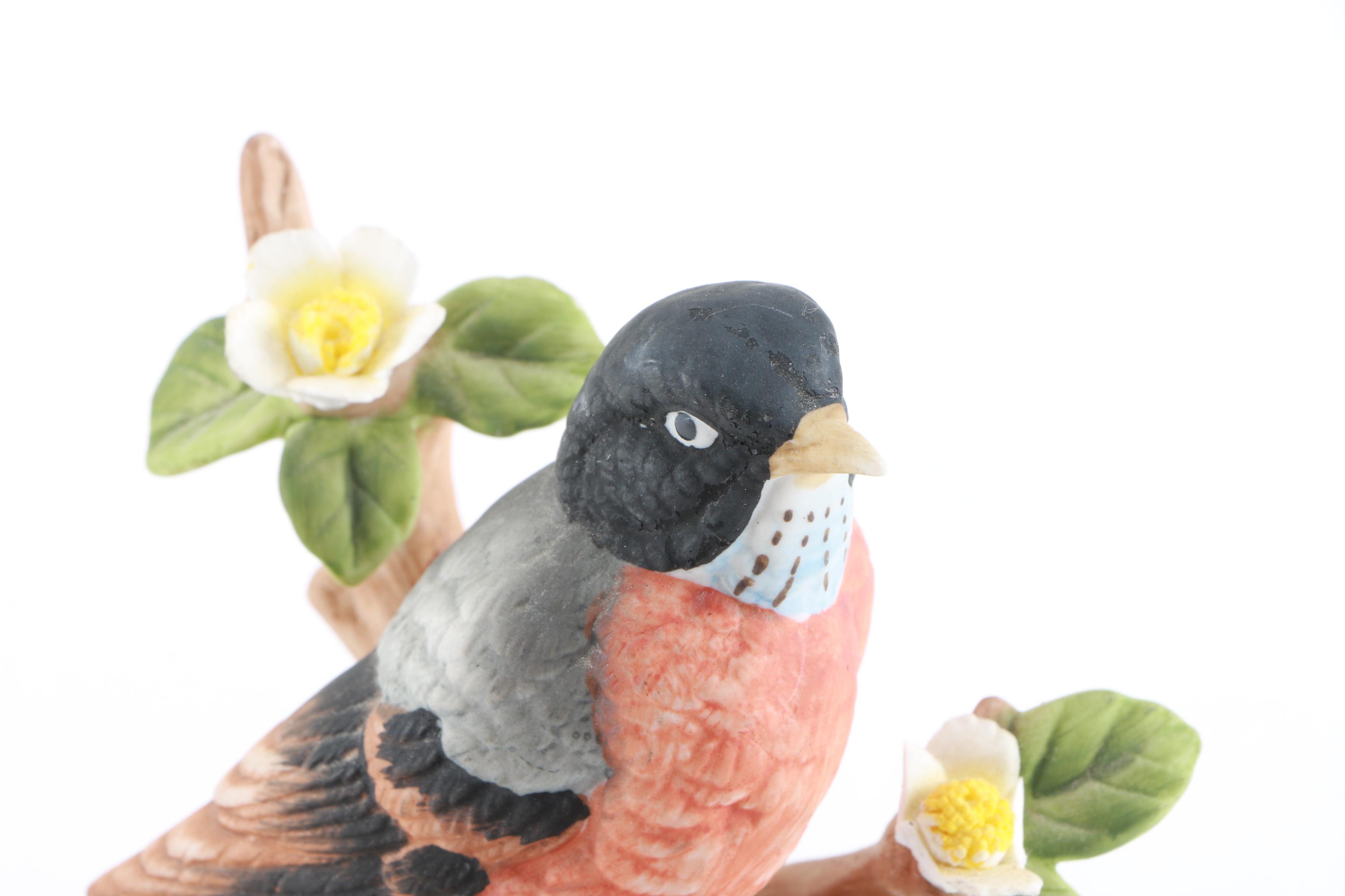 Ceramic Bird Music Box