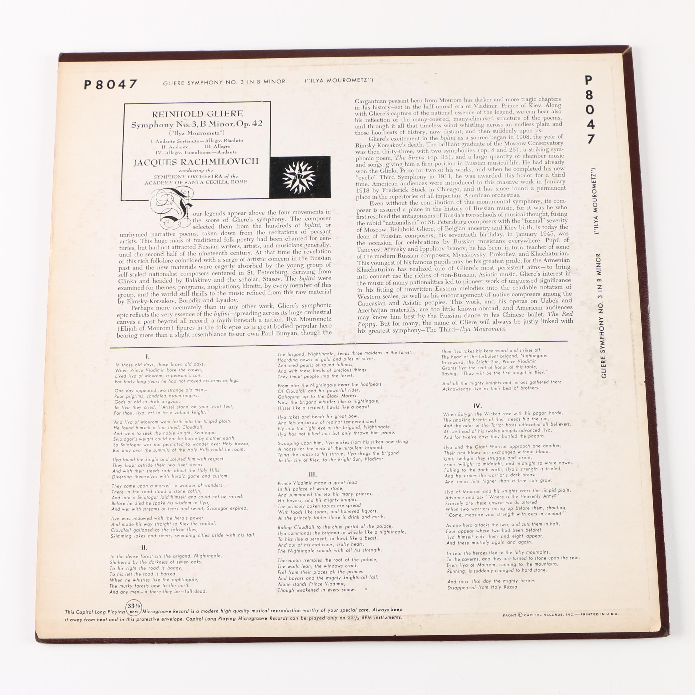 Easy Listening, Classical Theme and Other Vintage LPs